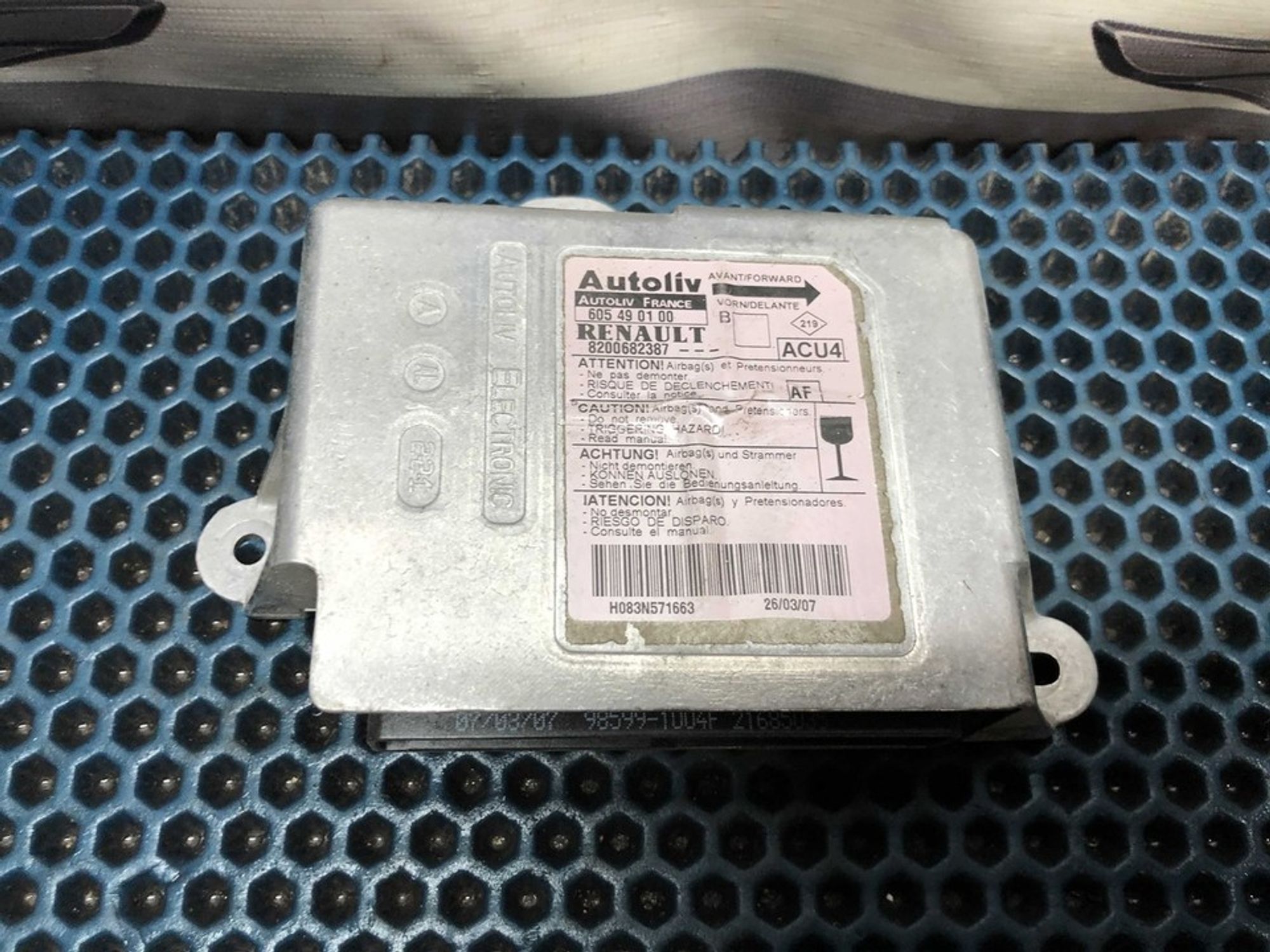 8200682387 Блок управления AIRBAG Renault Megane II, 1000 рублей, Нижний Новгород