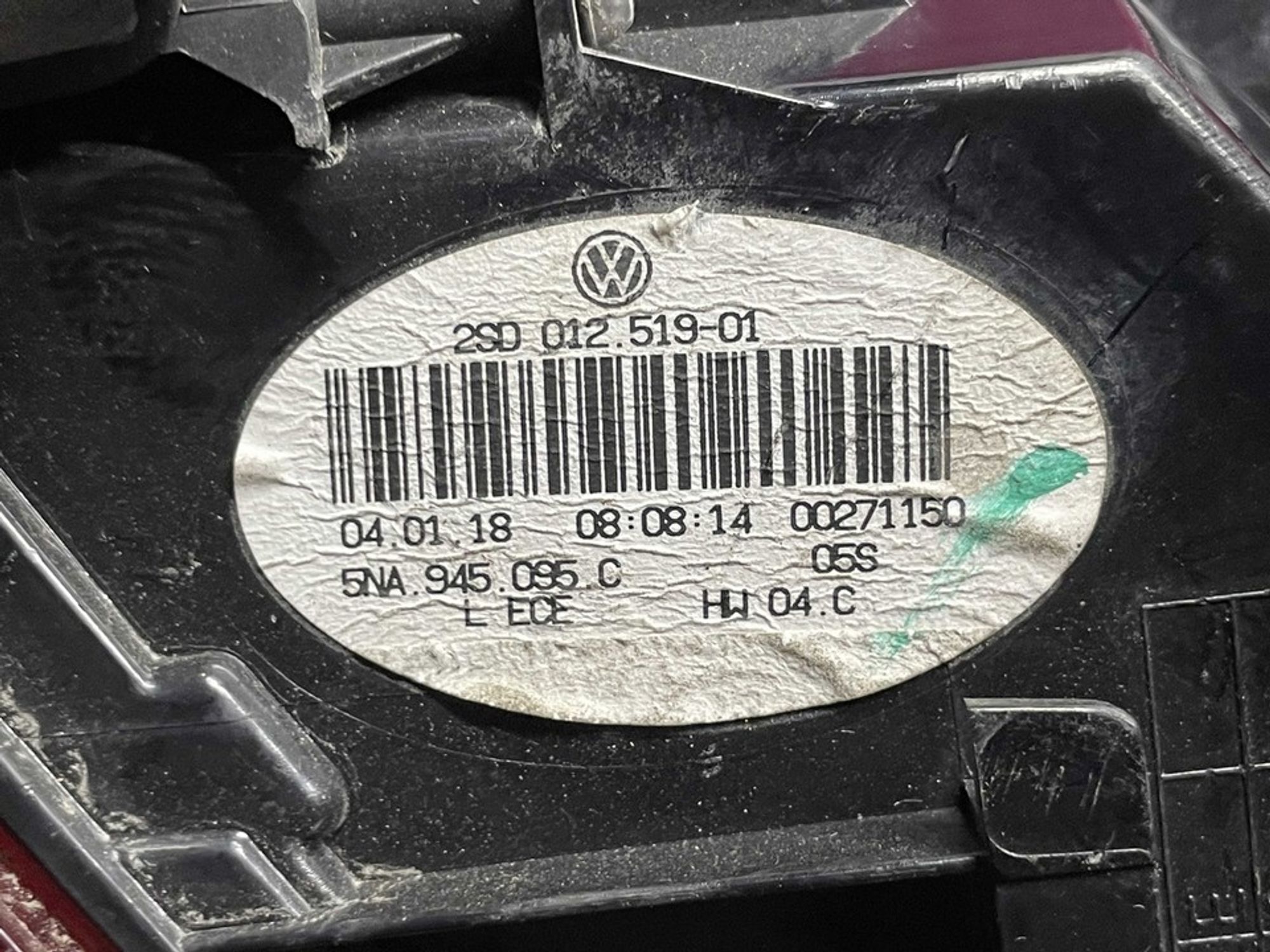 5NA945095D Фонарь задний левый L Volkswagen Tiguan II, 3000 рублей, Нижний Новгород