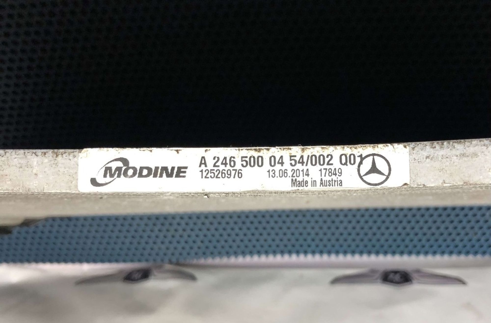 A2465000454 Радиатор кондиционера (конденсер) Mercedes-Benz A-class W176, 7700 рублей, Нижний Новгород