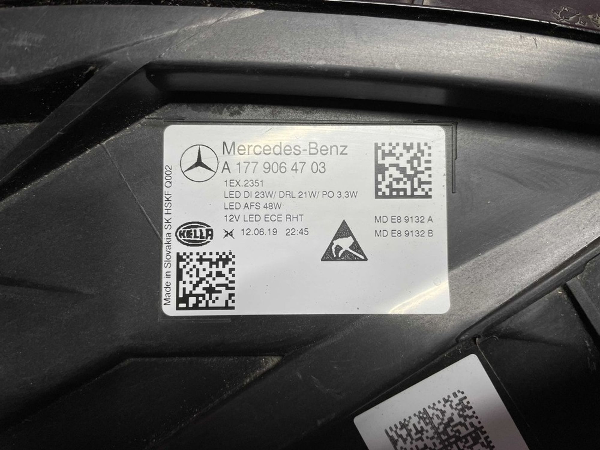 A1779064703 Фара левая L Mercedes-Benz A-class ..., 14000 рублей, Нижний Новгород