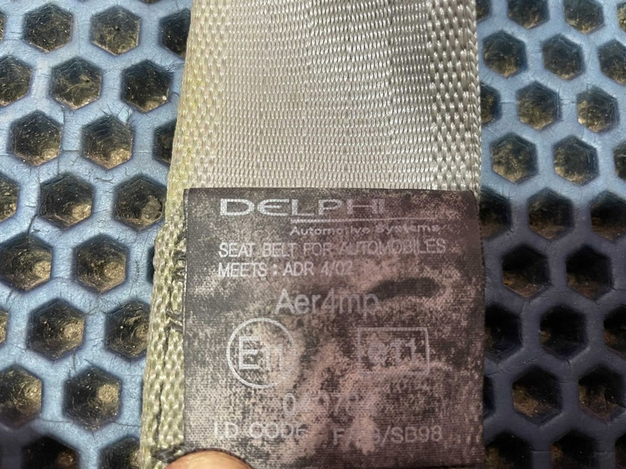 0K2ND5763096 Ремень безопасности передний правый R Kia Spectra I, 1400 рублей, Нижний Новгород