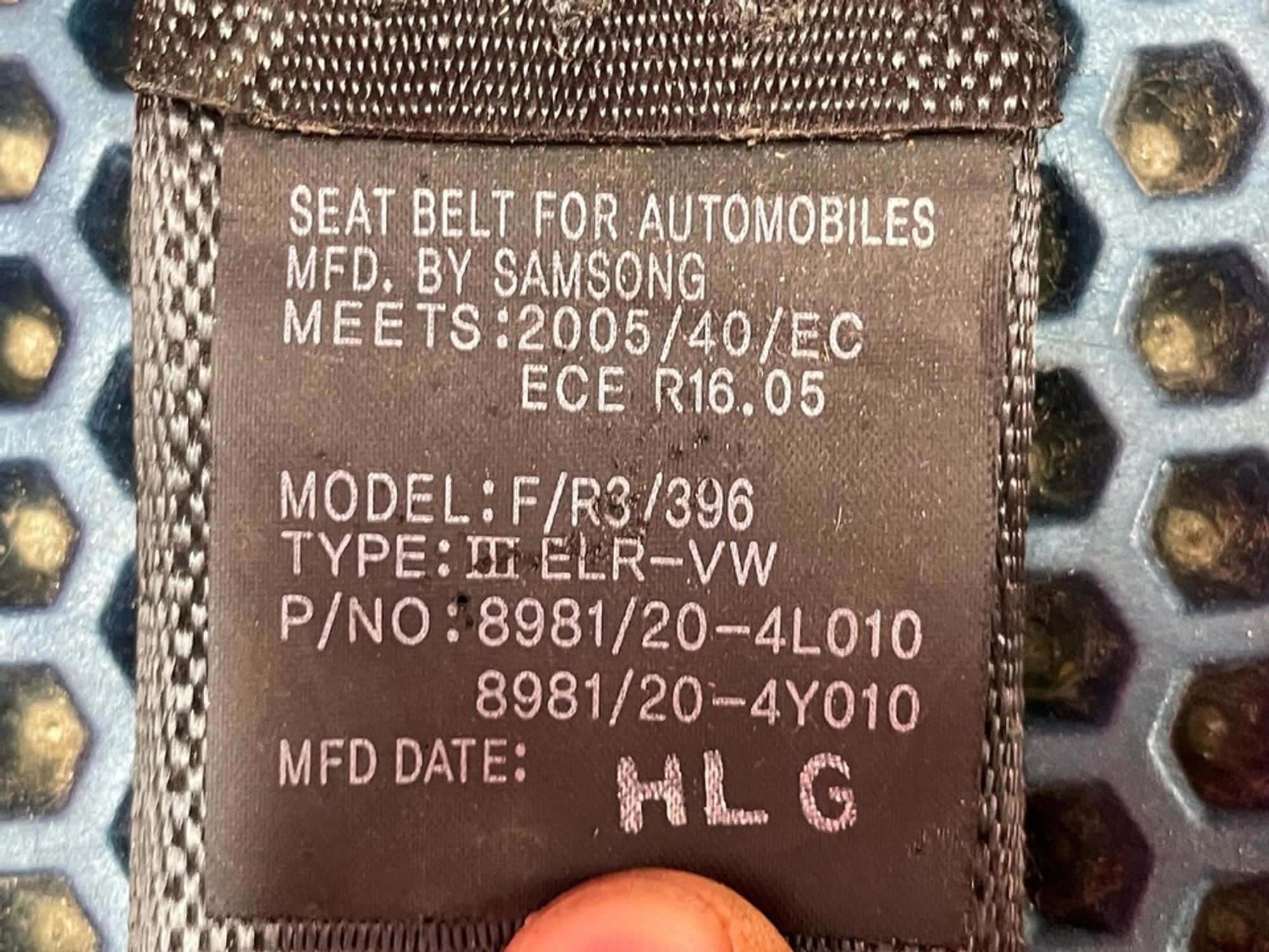 898104L010 Ремень безопасности задний левый L Hyundai Solaris I, 500 рублей, Нижний Новгород