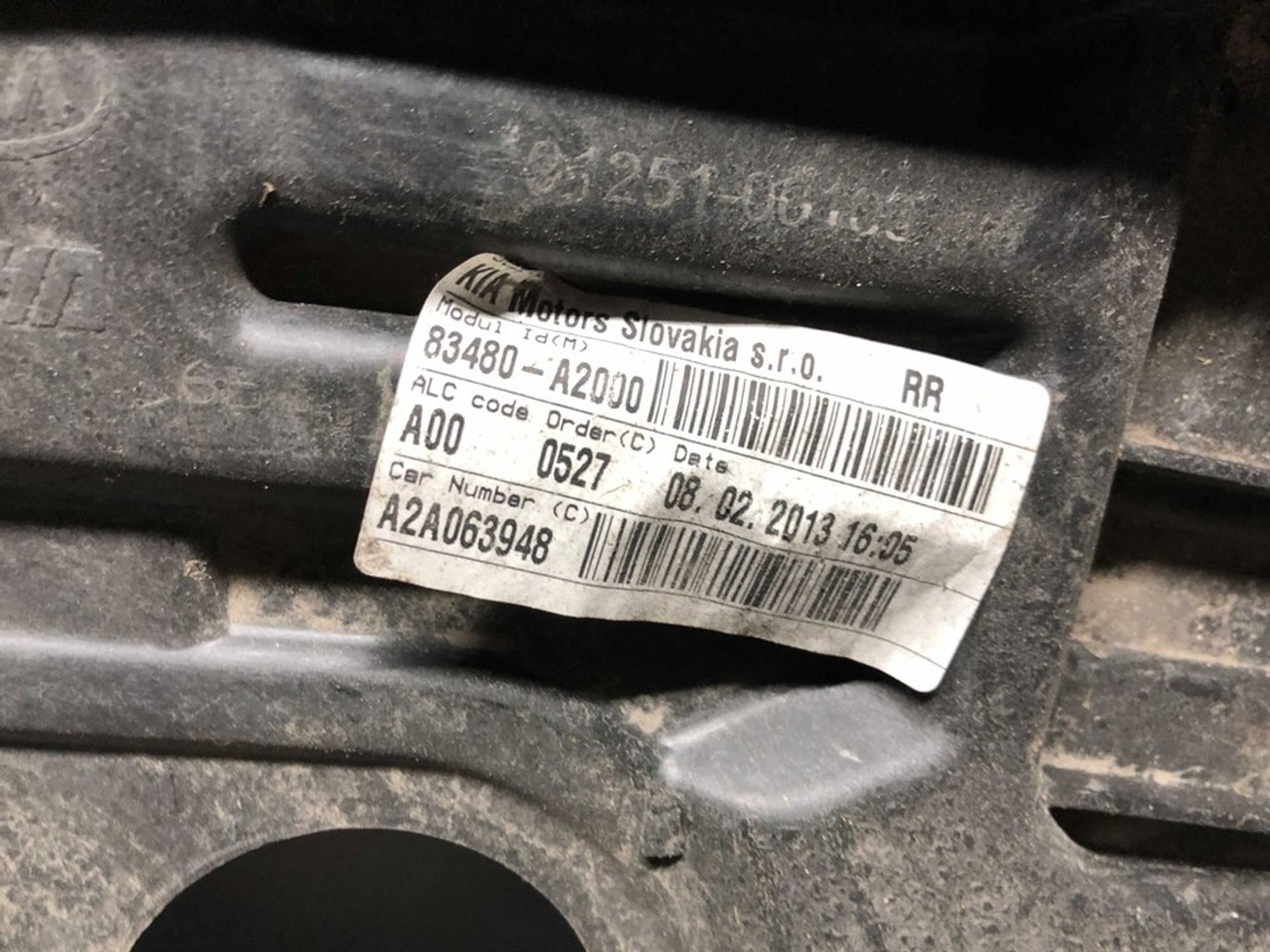 83480A2000 Кассета двери задняя правая R Kia Ceed II, 1000 рублей, Нижний Новгород