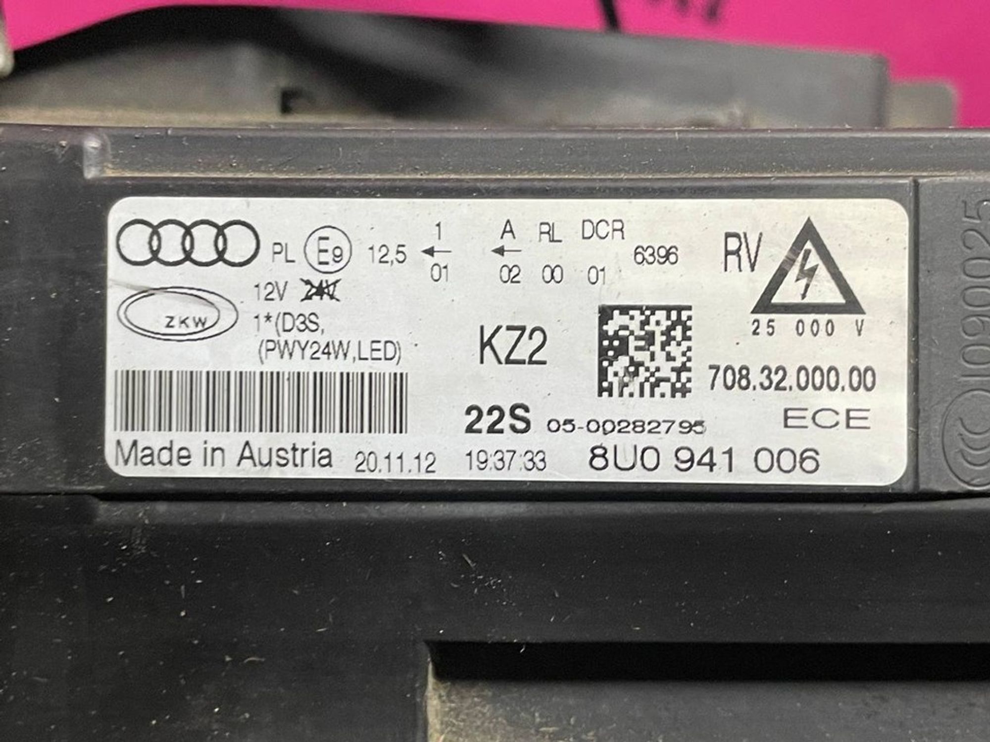 8U0941006 Фара правая R Audi Q3 8U, 7500 рублей, Нижний Новгород