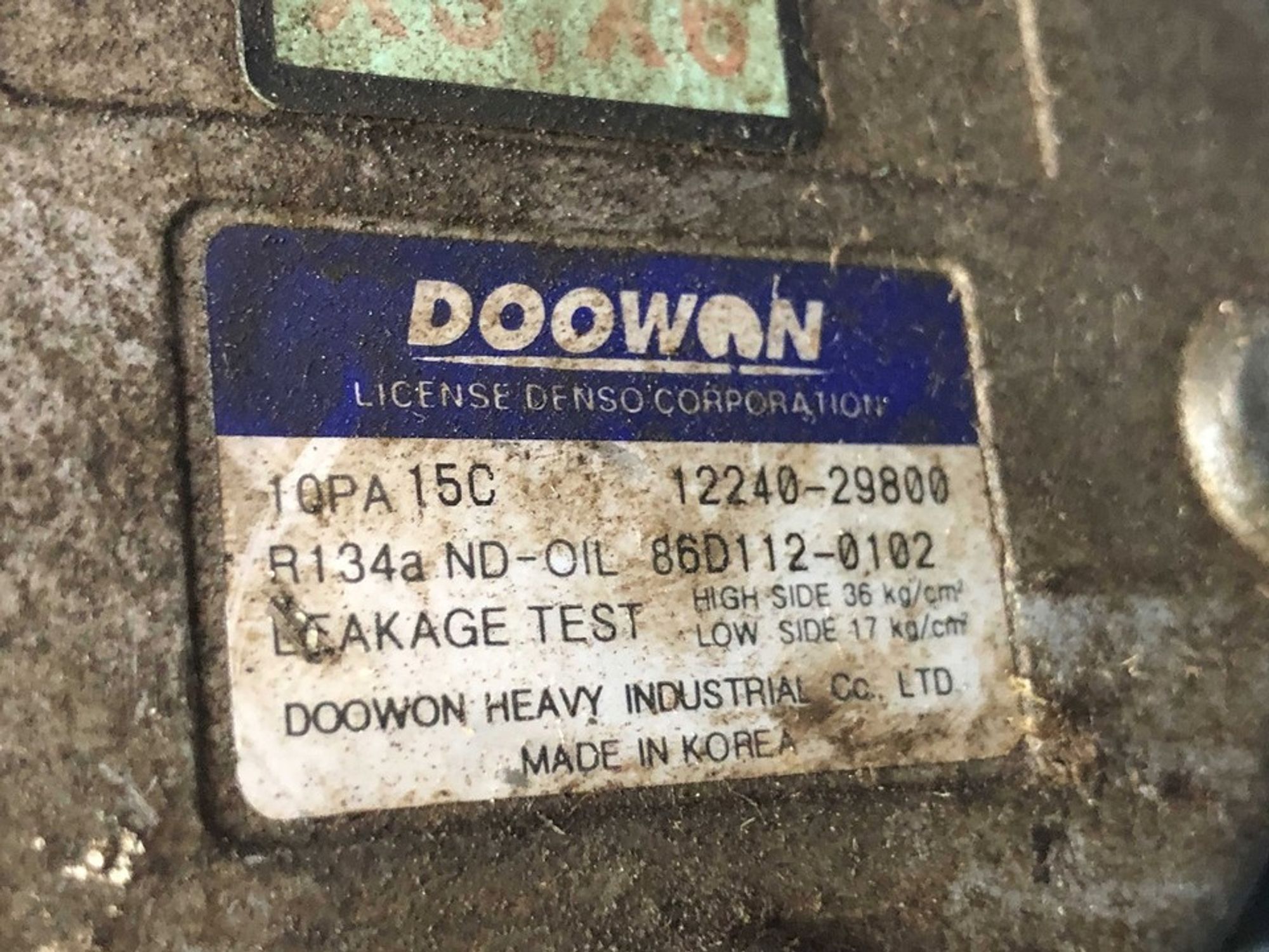 1224029800 Компрессор кондиционера Kia Sephia II, 3800 рублей, Нижний Новгород