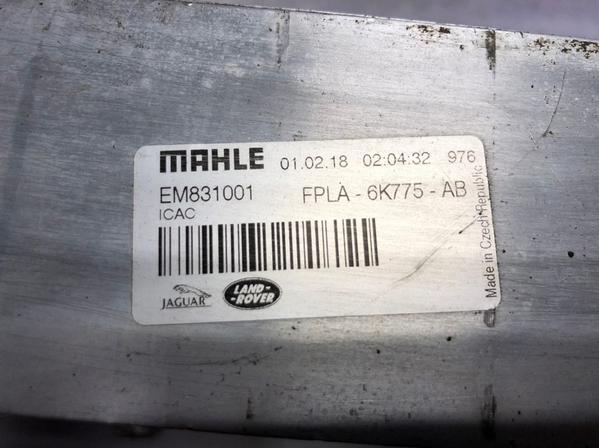 FPLA6K775AB Радиатор интеркуллер левый L Land Rover Range Rover Evoque, 4700 рублей, Нижний Новгород