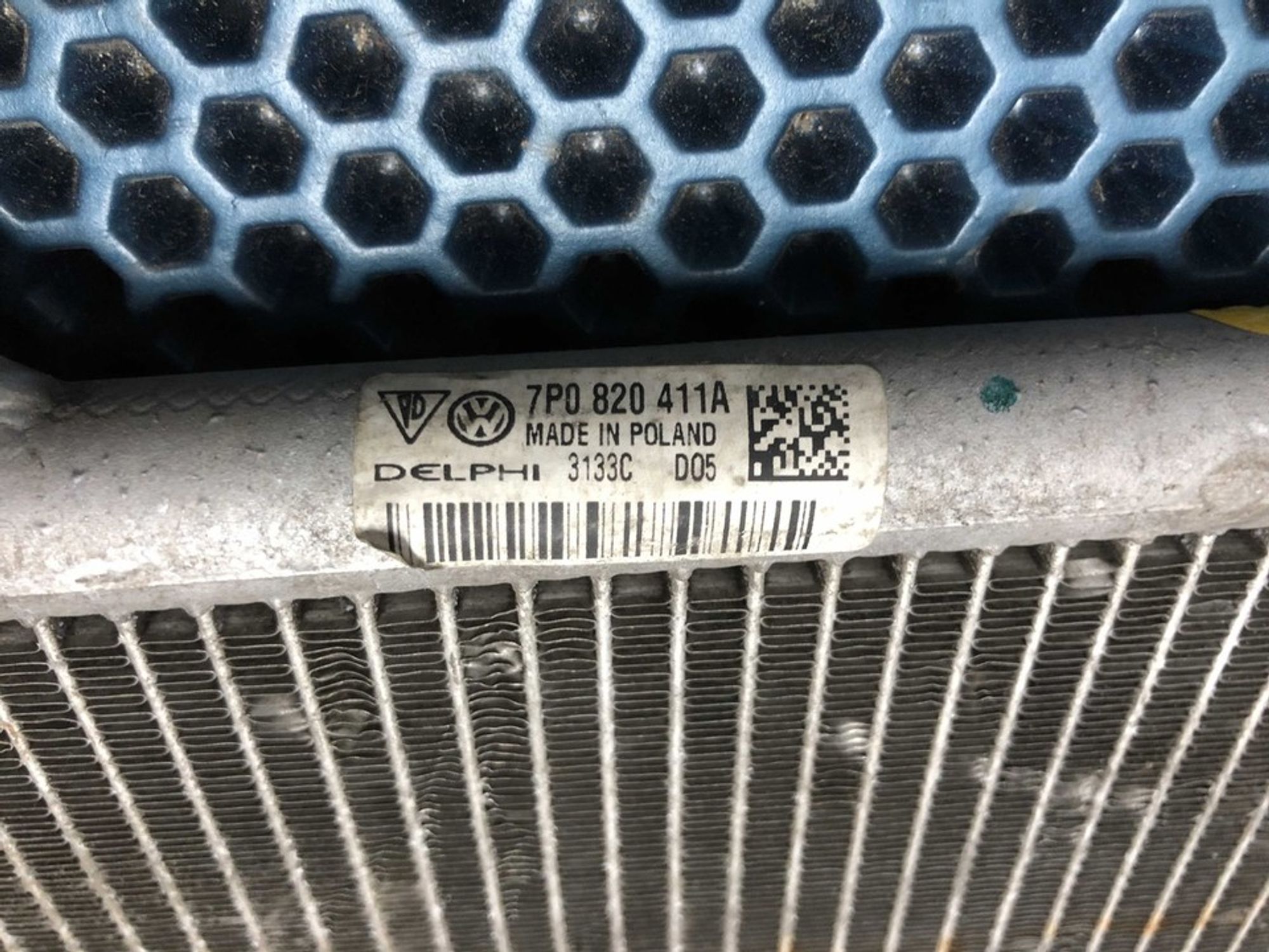 7P0820411A Радиатор кондиционера (конденсер) Volkswagen Touareg II, 4700 рублей, Нижний Новгород