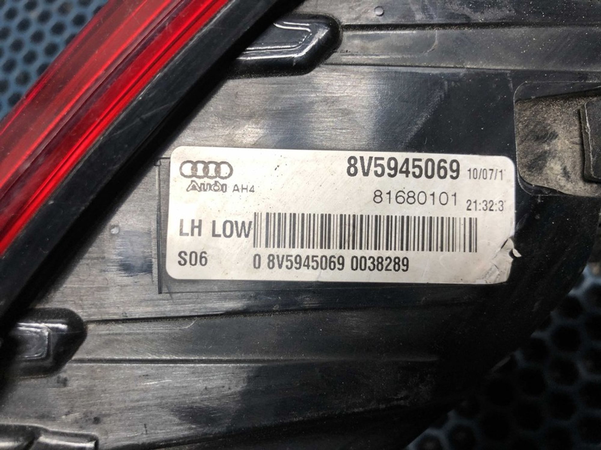 8V5945069 Фонарь задний левый L Audi A3 8V, 3500 рублей, Нижний Новгород