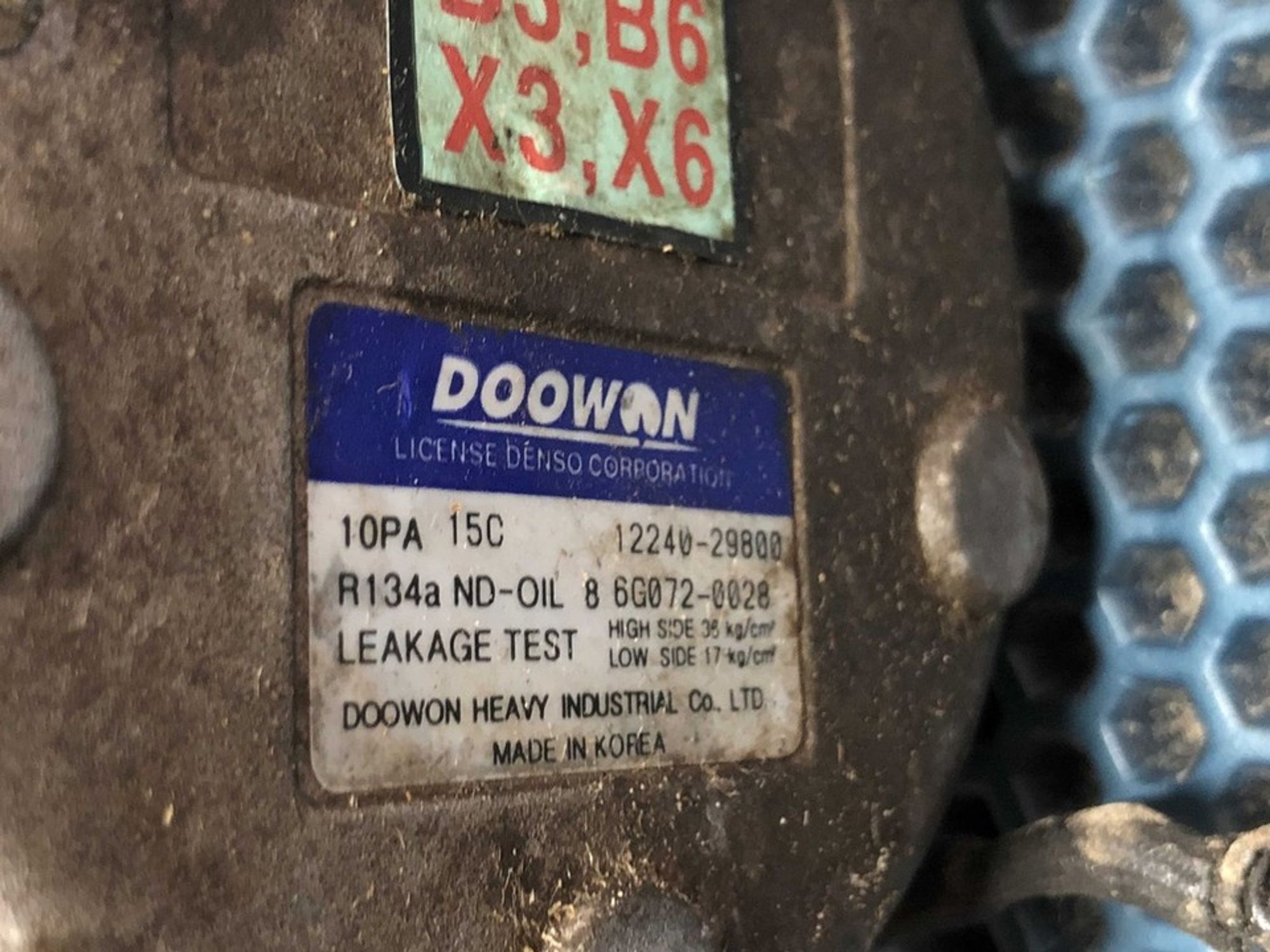 1224029800 Компрессор кондиционера Kia Sephia II, 3800 рублей, Нижний Новгород