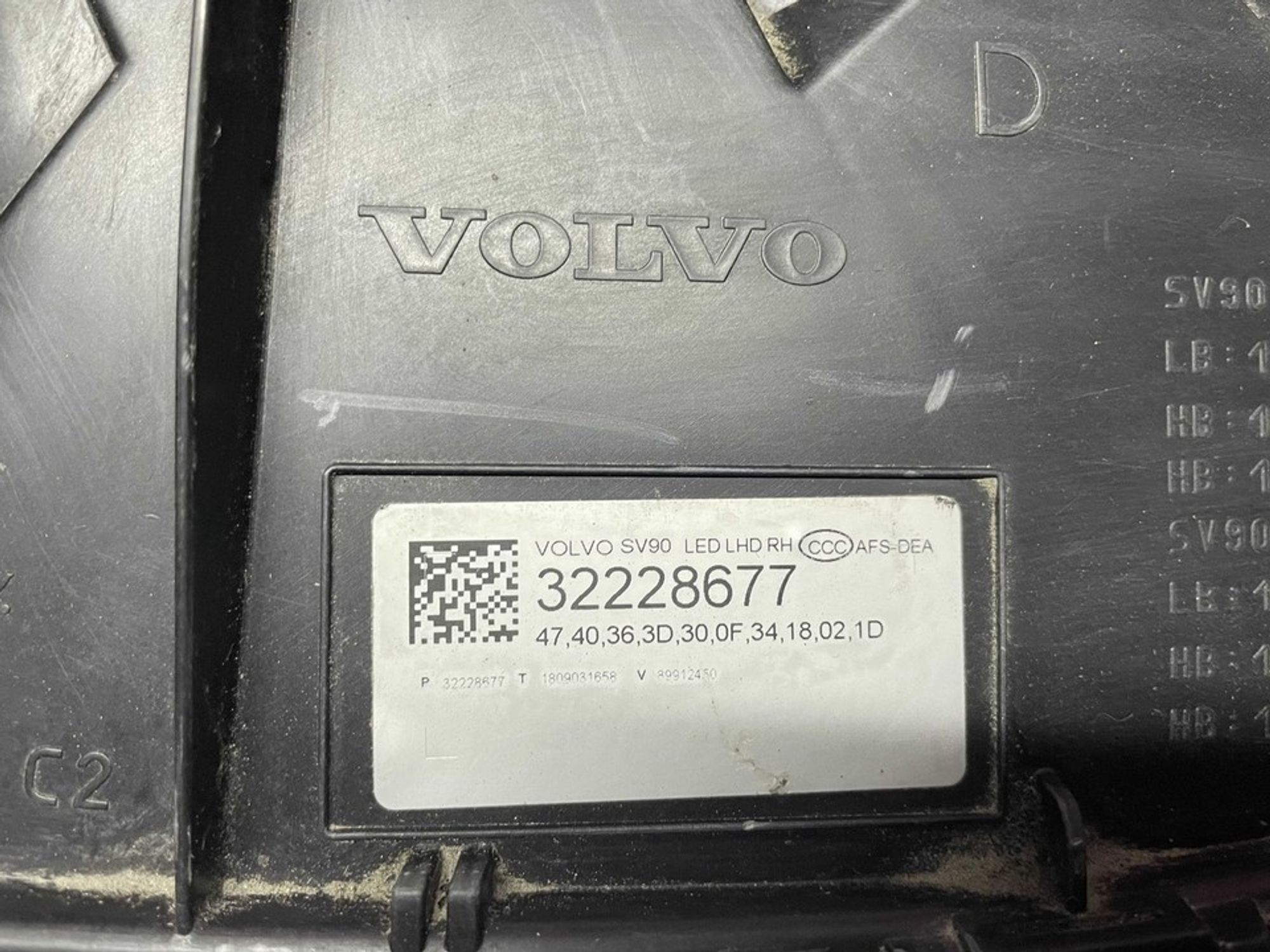 32228677 Фара правая R Volvo V90 II, 15900 рублей, Нижний Новгород
