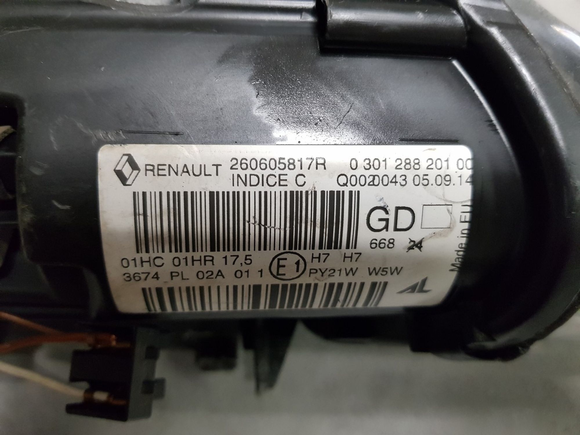 260605817R Фара левая L Renault Megane III, 4000 рублей, Нижний Новгород