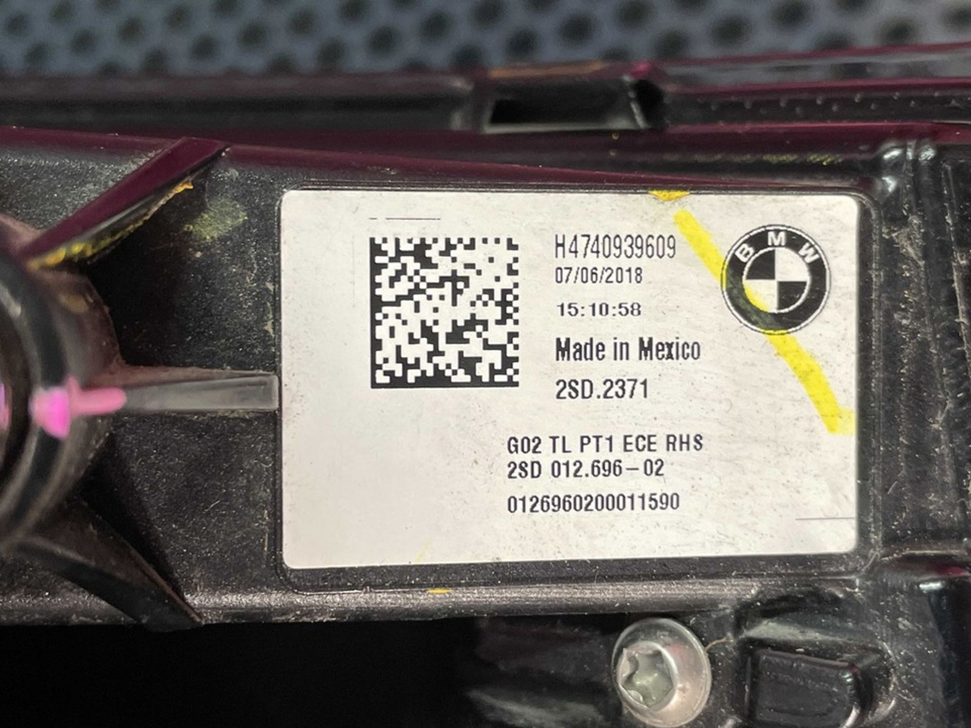 H4740939609 Фонарь задний правый наружный R BMW X4 G02, 4200 рублей, Нижний Новгород