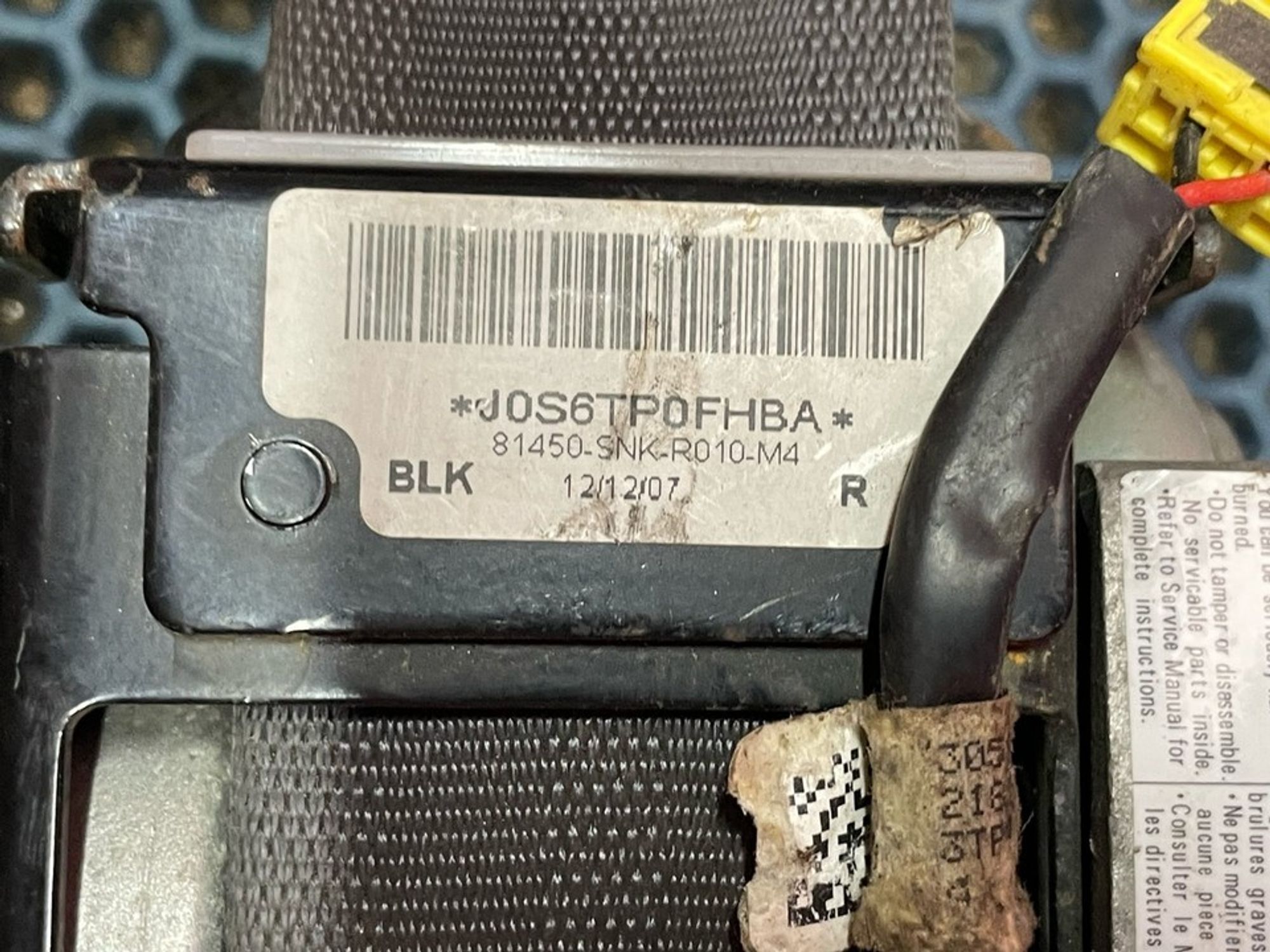 81450SNKR010M4 Ремень безопасности передний правый R Honda Civic VIII, 5000 рублей, Нижний Новгород