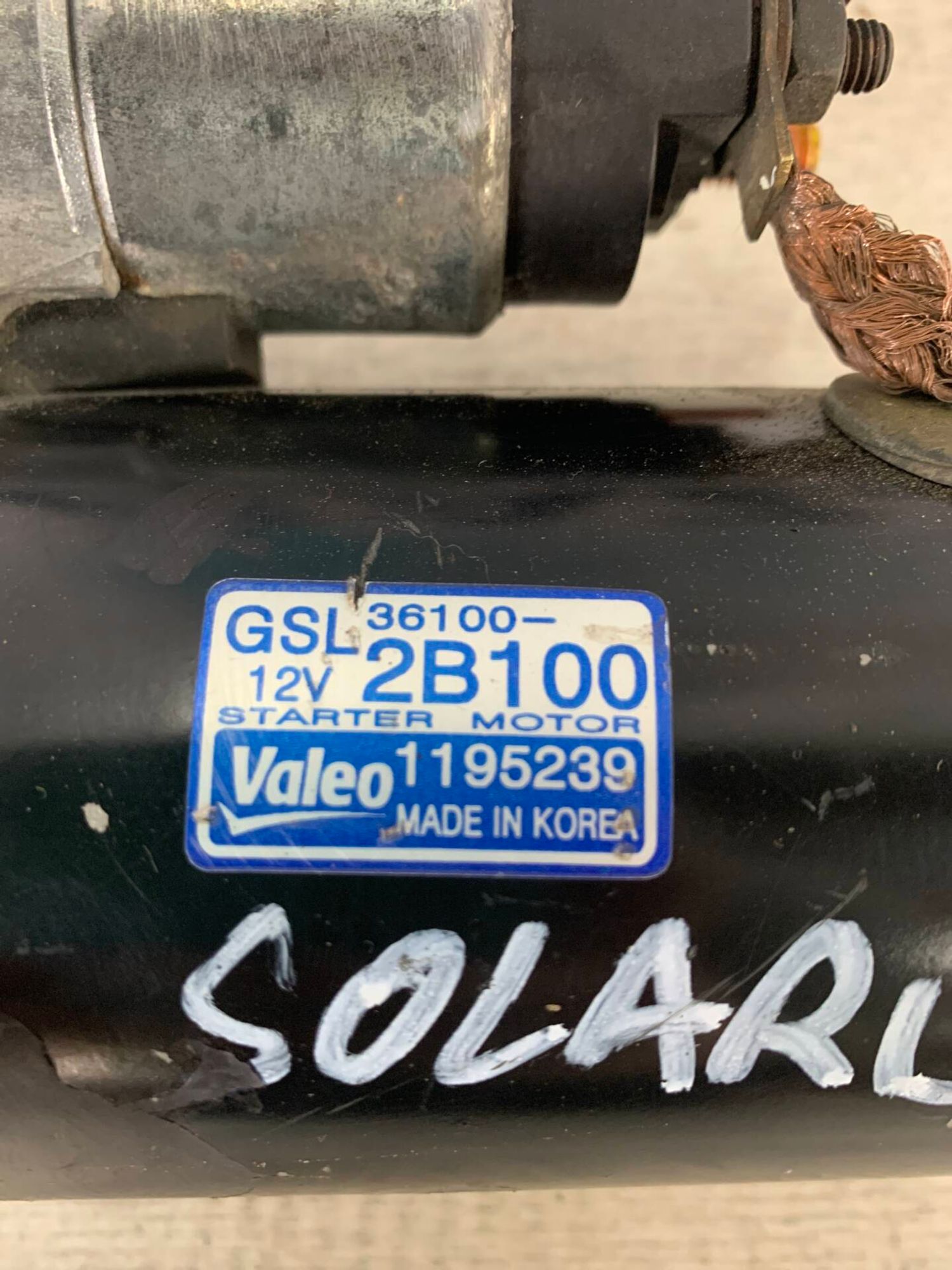 Стартер Hyundai Solaris, 5000 рублей, Брянск