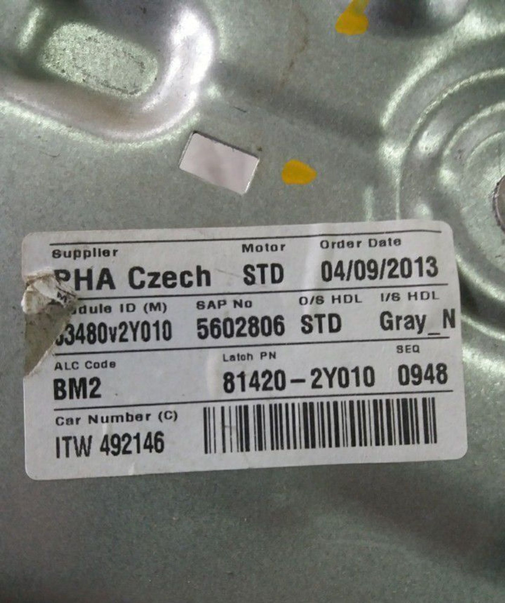 Стеклоподъемник задней правой двери Hyundai IX 35, 2000 рублей, Брянск
