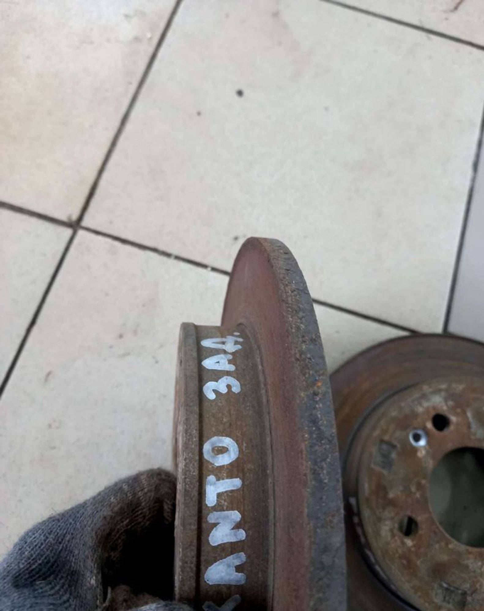 Диск тормозной задний Kia Picanto JA, 1500 рублей, Брянск
