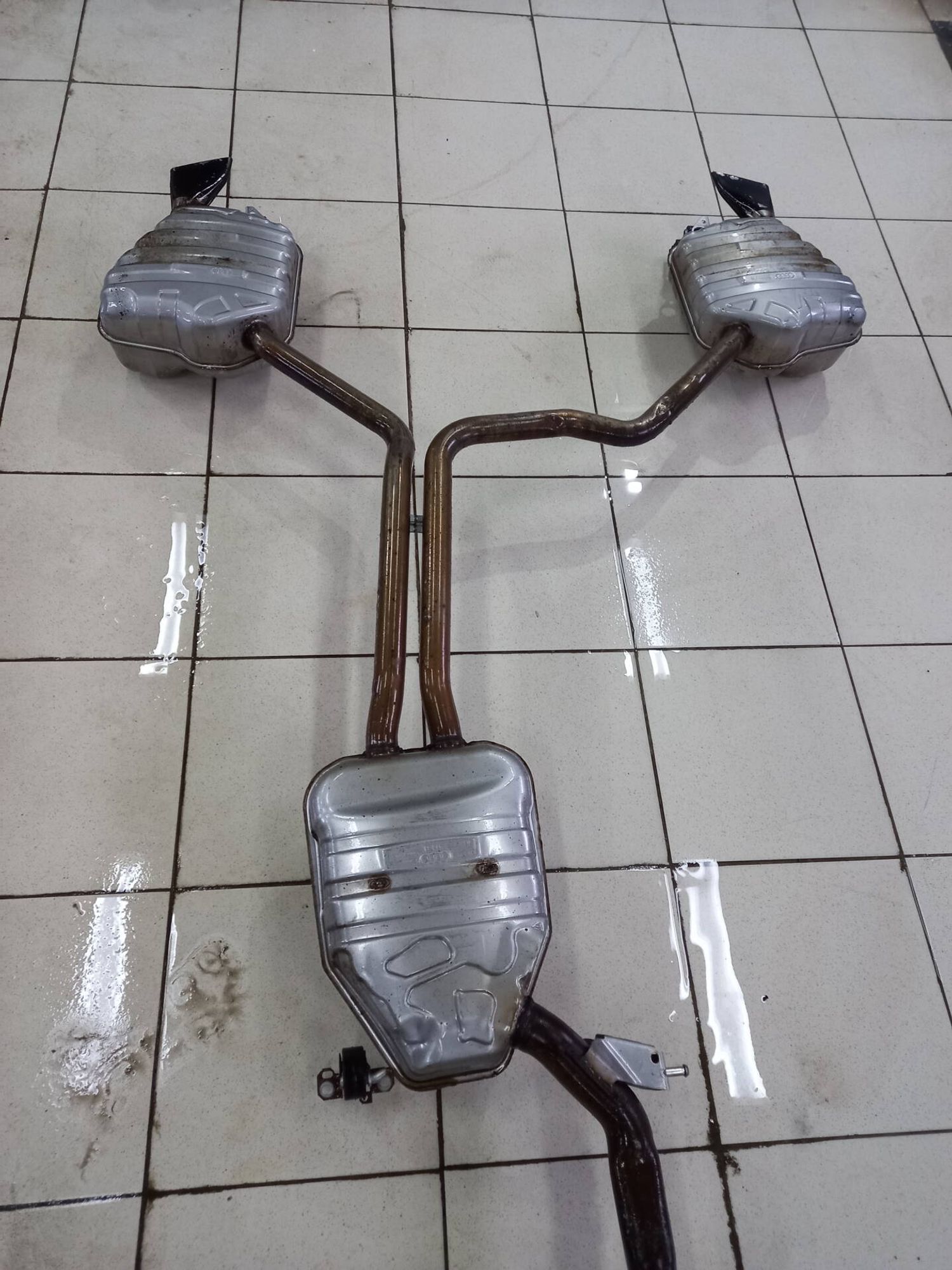 Глушитель в сборе Audi A6 C7, 15000 рублей, Брянск