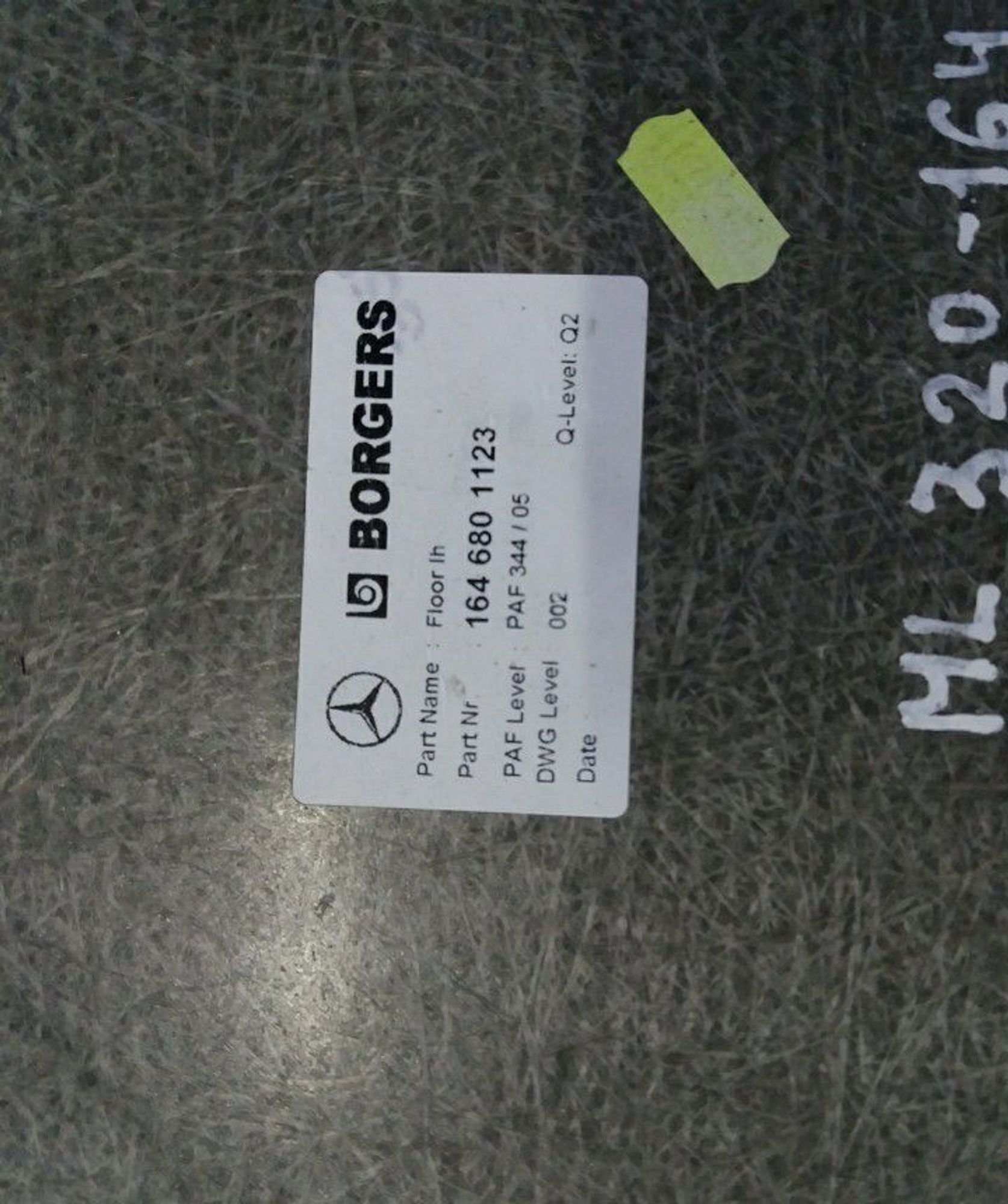 Накладка пола левая Mercedes W164, 1000 рублей, Брянск
