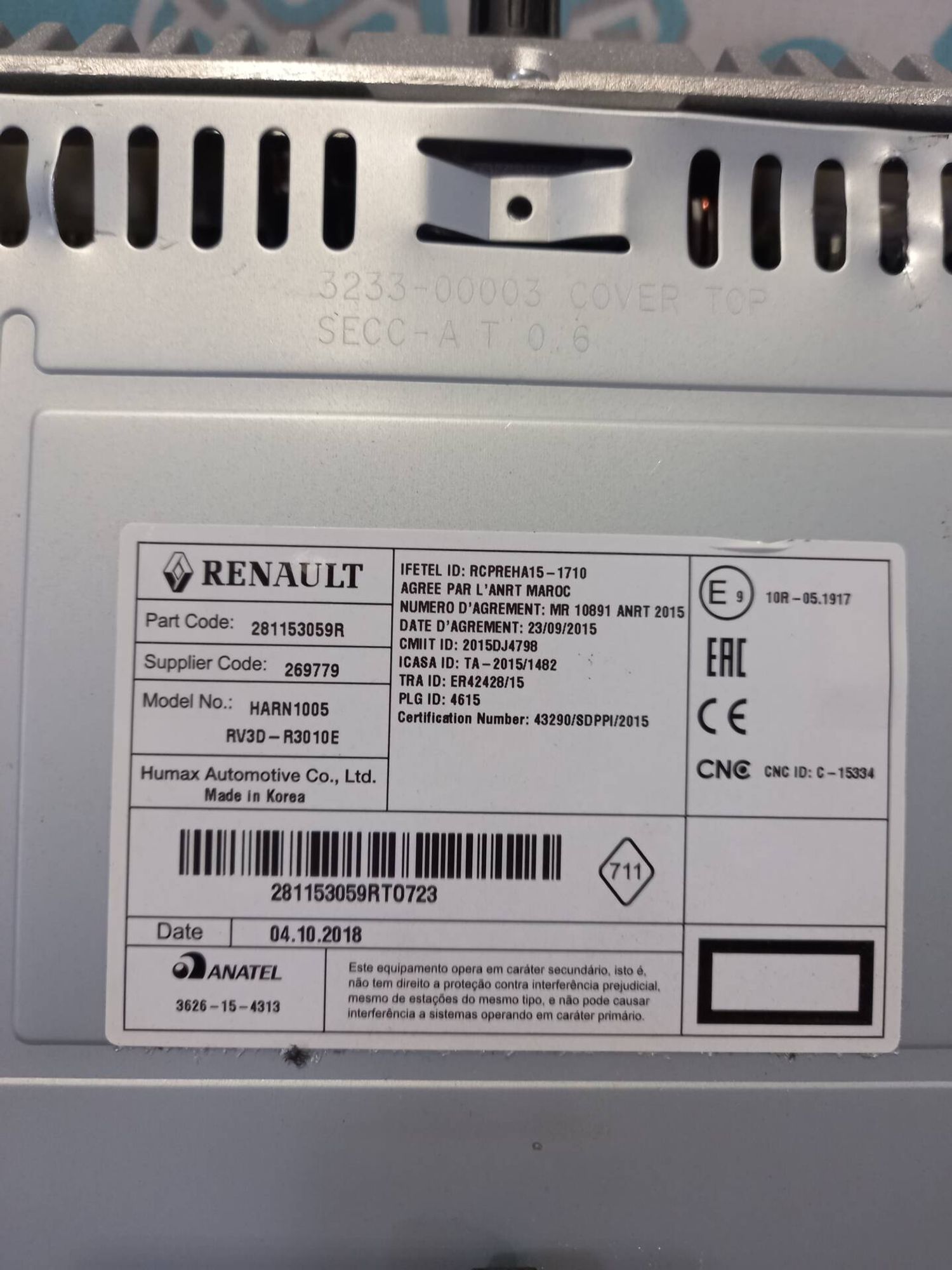 Магнитола Renault Kaptur, 3500 рублей, Брянск