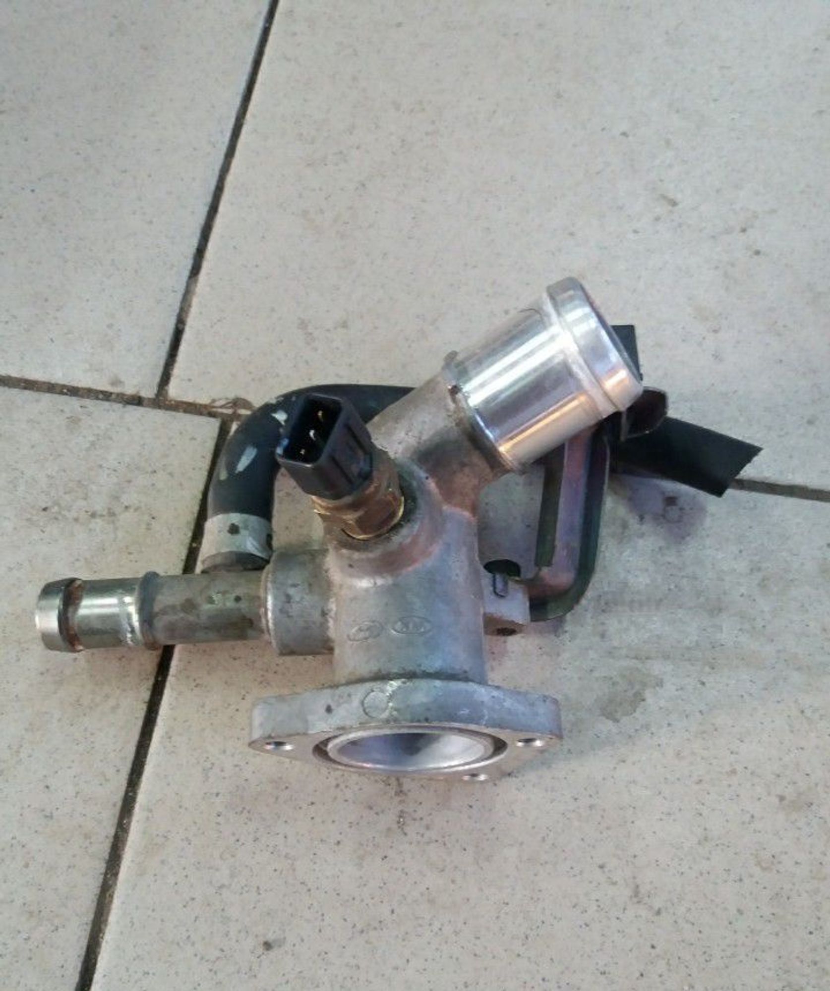 Тройник патрубков охлаждения Kia Rio Hyundai Solar, 700 рублей, Брянск