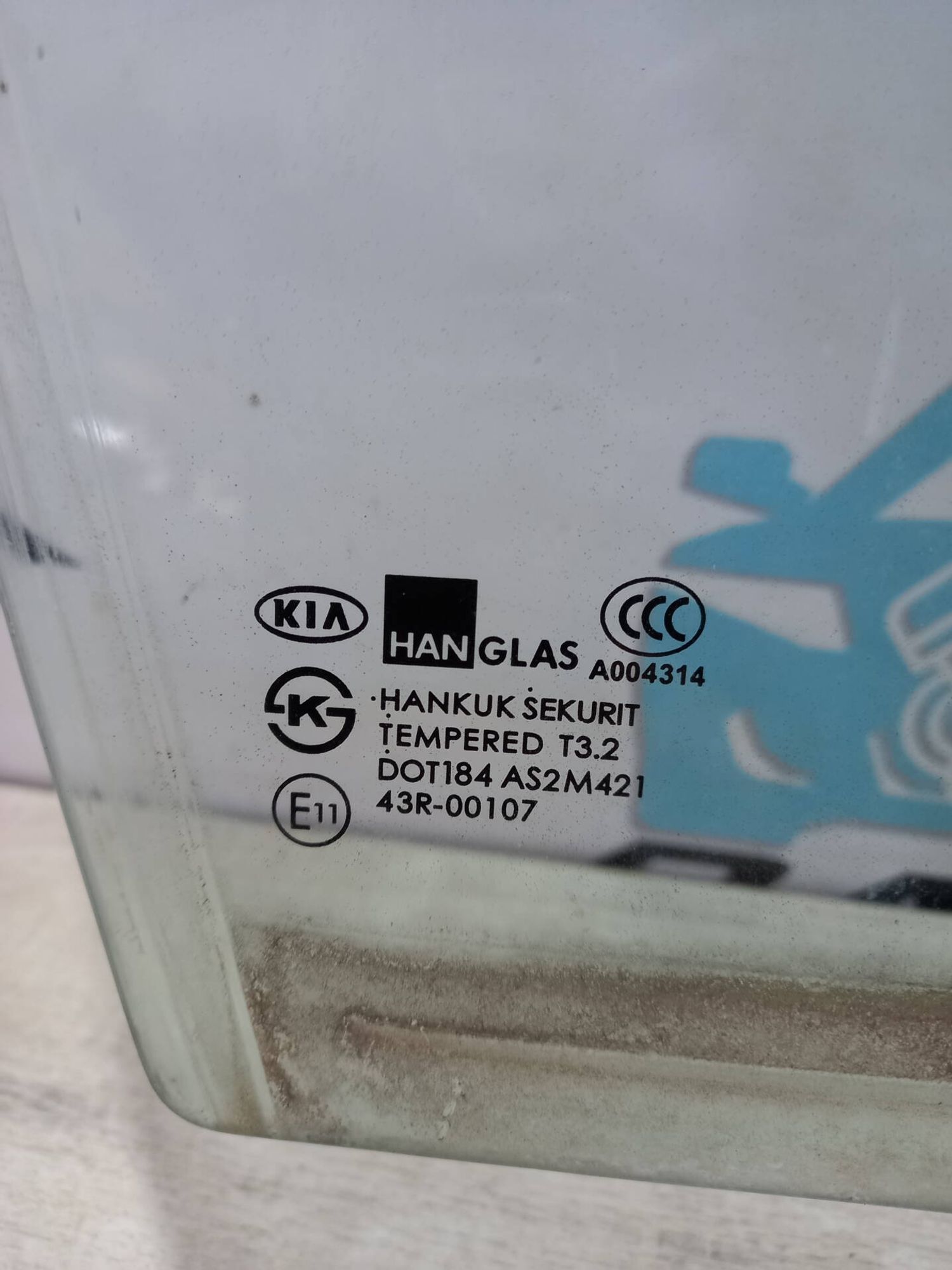 Стекло переднее правое Kia Spectra, 2000 рублей, Брянск