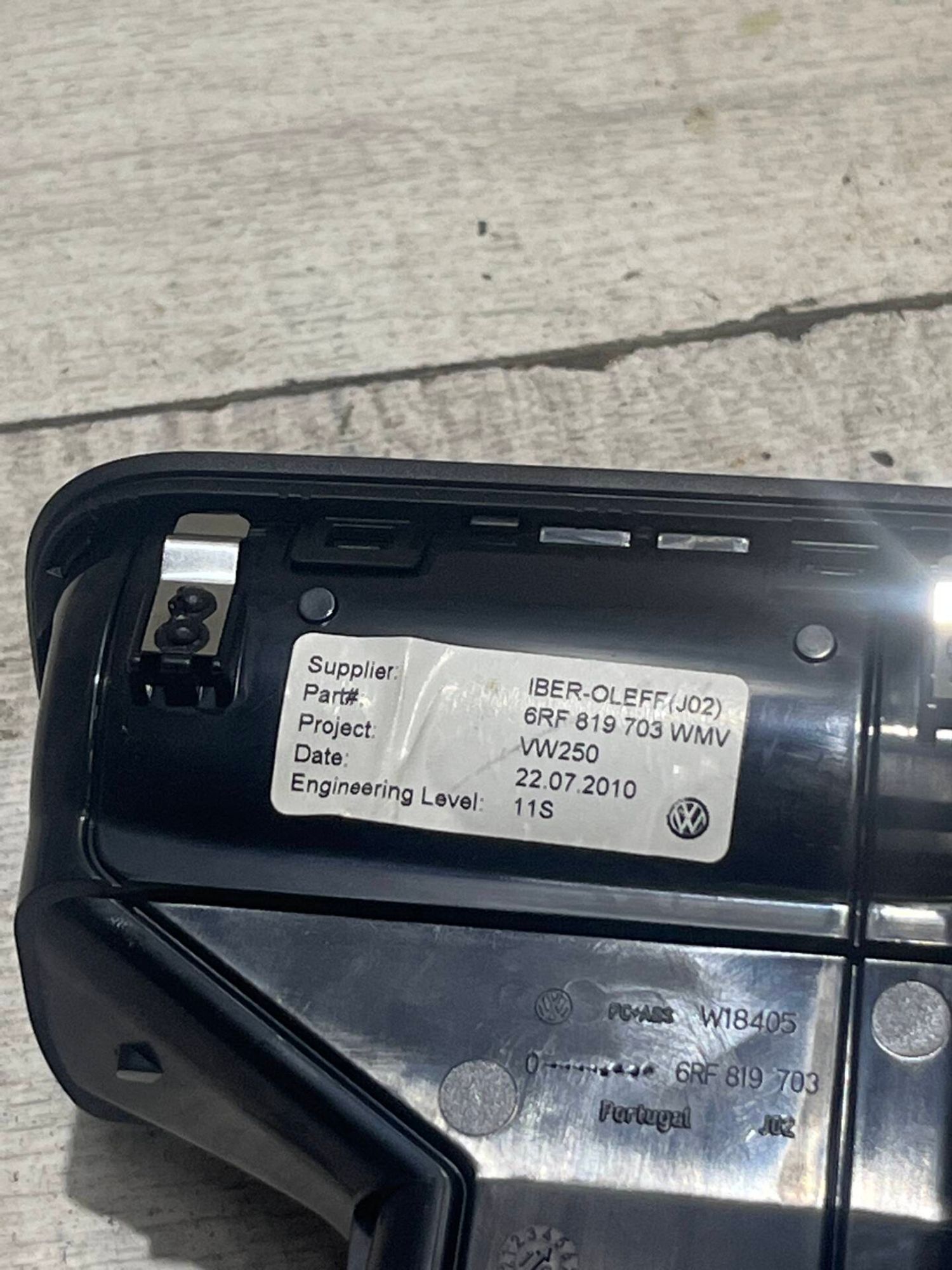 Дефлектор воздушный (салон) Volkswagen Polo 5, 1000 рублей, Брянск