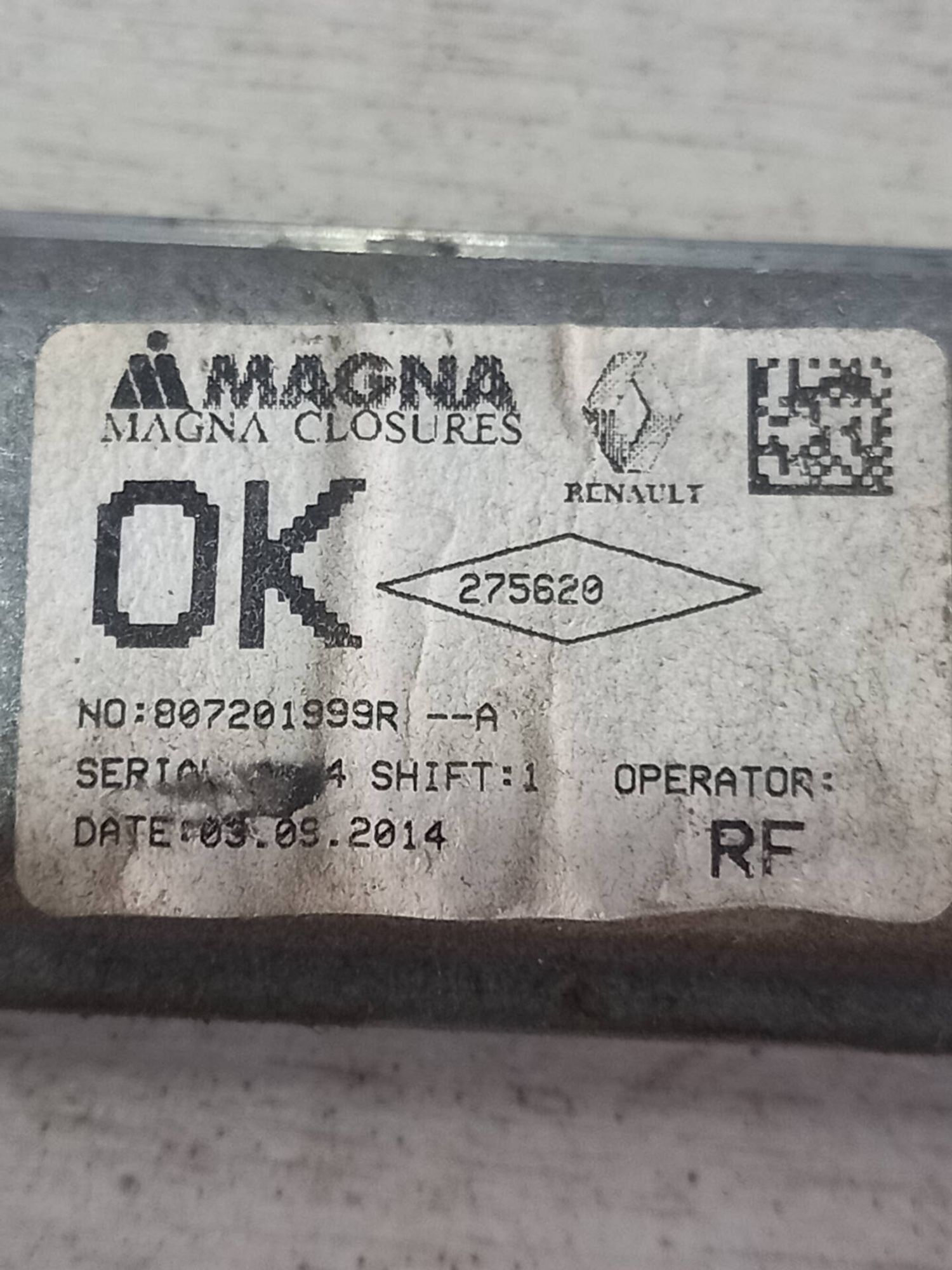 Стеклоподъемник механический передний правый Renault Logan 2, 800 рублей, Брянск