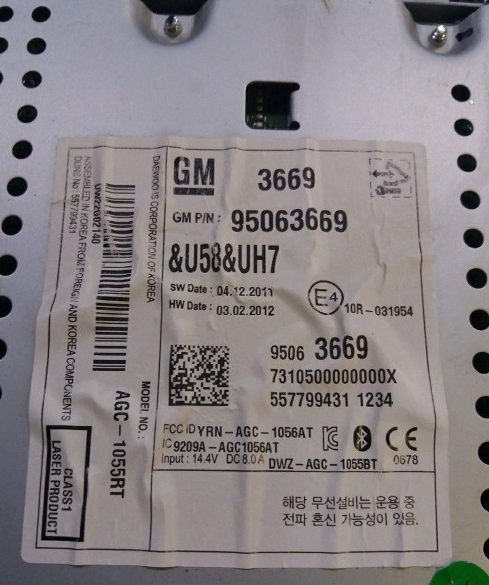 Магнитола Chevrolet Aveo T300, 2500 рублей, Брянск