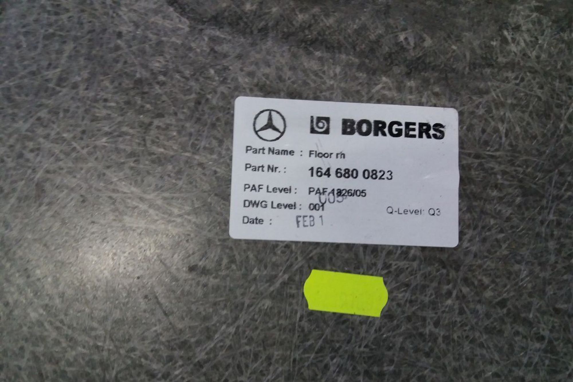 Накладка пола правая Mercedes W164, 1000 рублей, Брянск