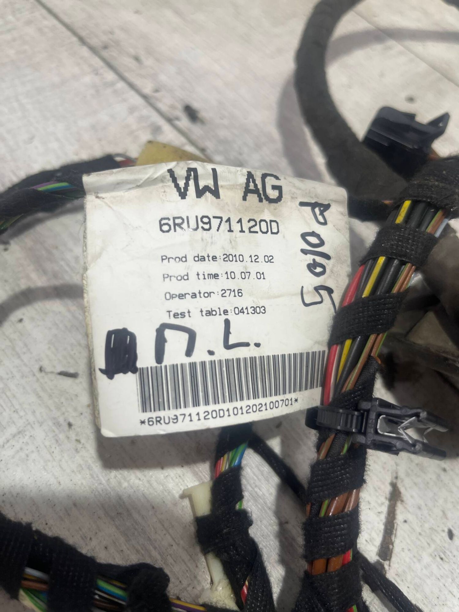 Проводка передней левой двери Volkswagen Polo 5, 1000 рублей, Брянск