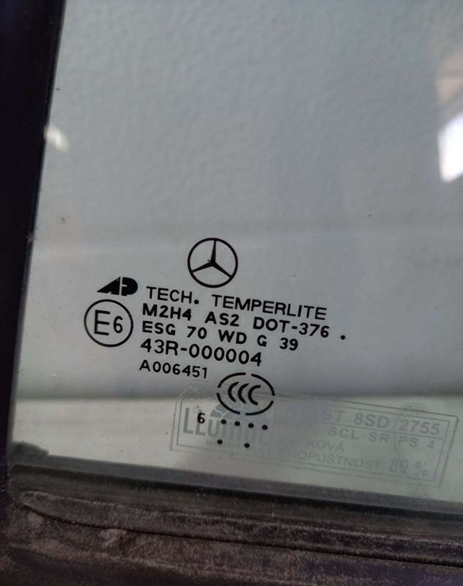 Форточка задней левой двери Mercedes W164, 1500 рублей, Брянск