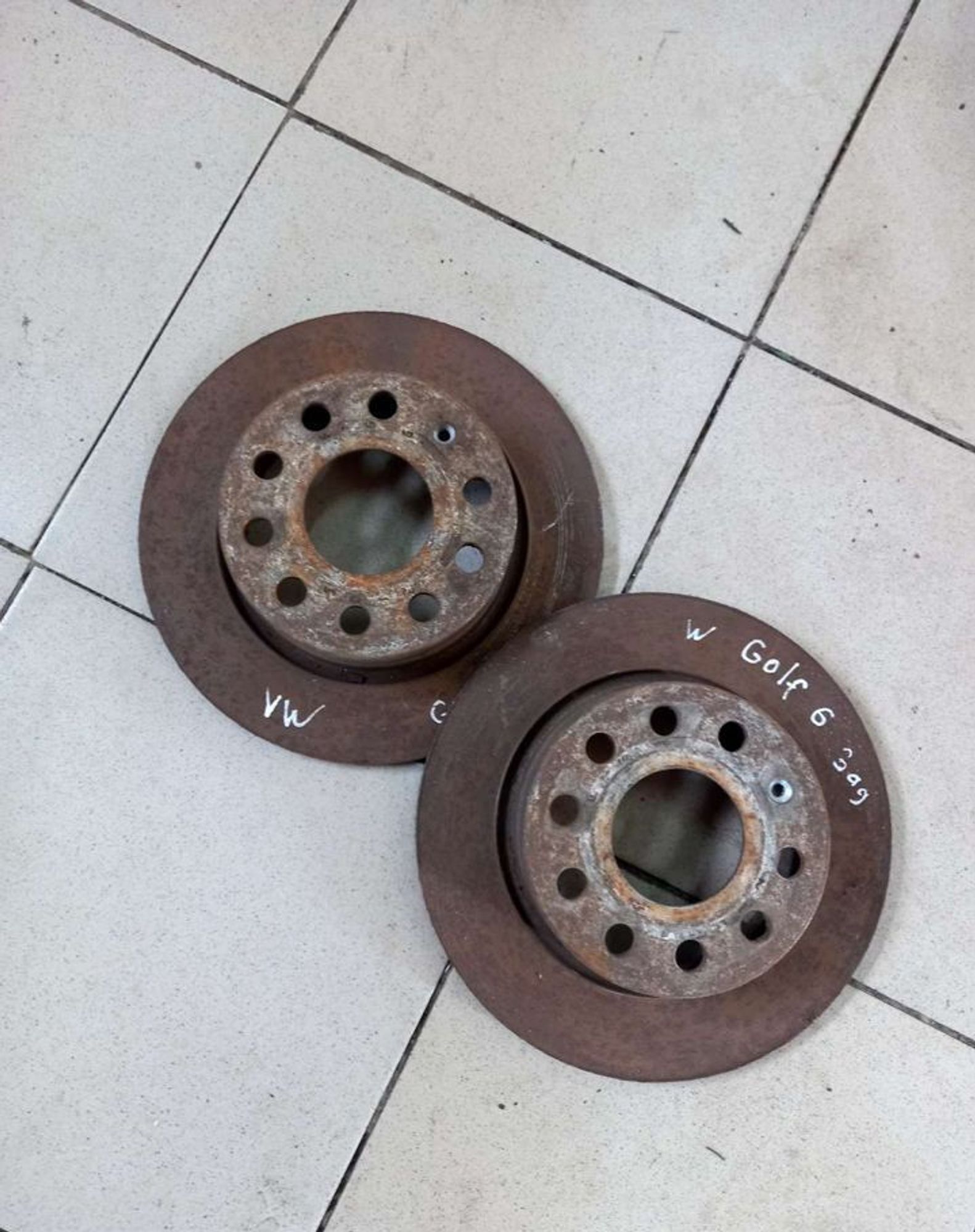 Диск тормозной задний VW Volkswagen Golf 6, 2000 рублей, Брянск