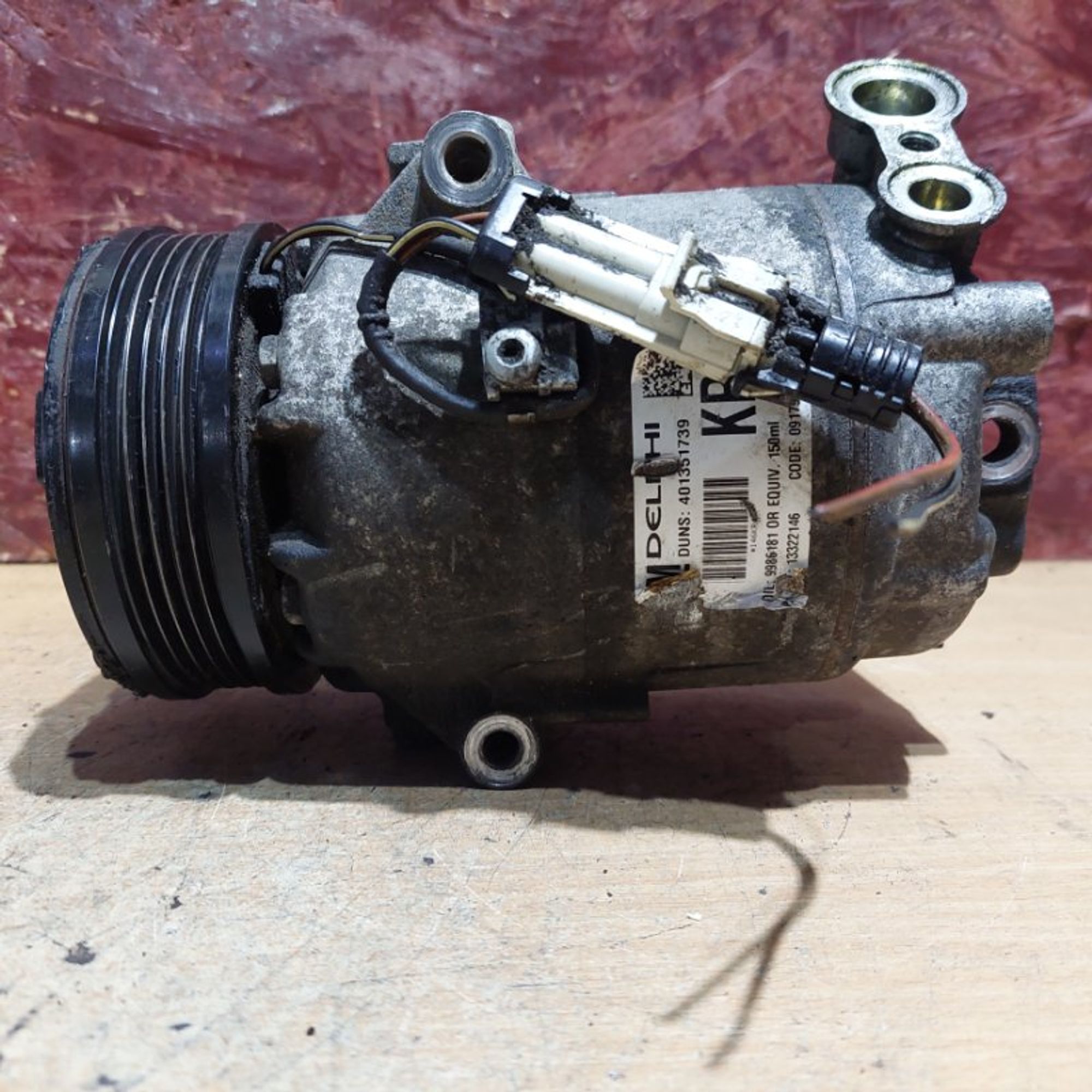 Компрессор кондиционера Opel Astra Z12XEP, 5000 рублей, Ростов-на-Дону