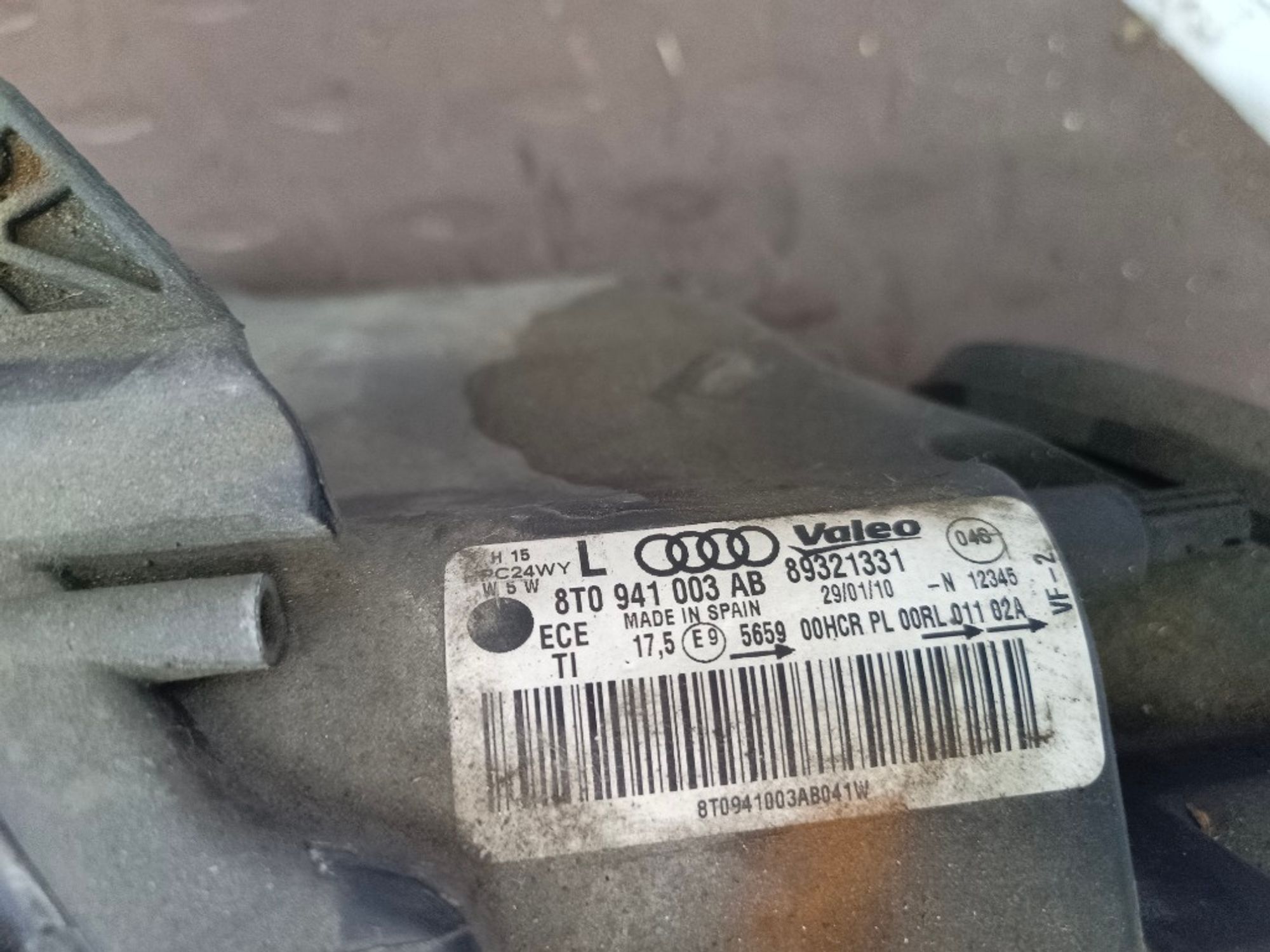 Фара галогеновая левая Audi A5 8T, 8000 рублей, Ростов-на-Дону