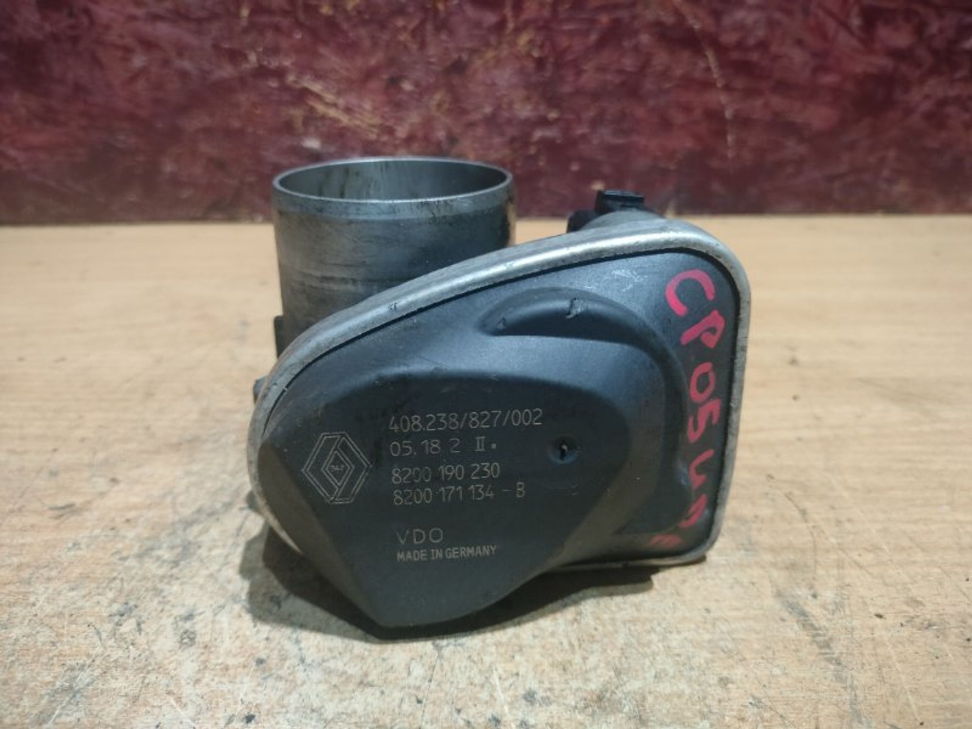 Дроссельная заслонка Renault Scenic K4M782, 1000 рублей, Ростов-на-Дону