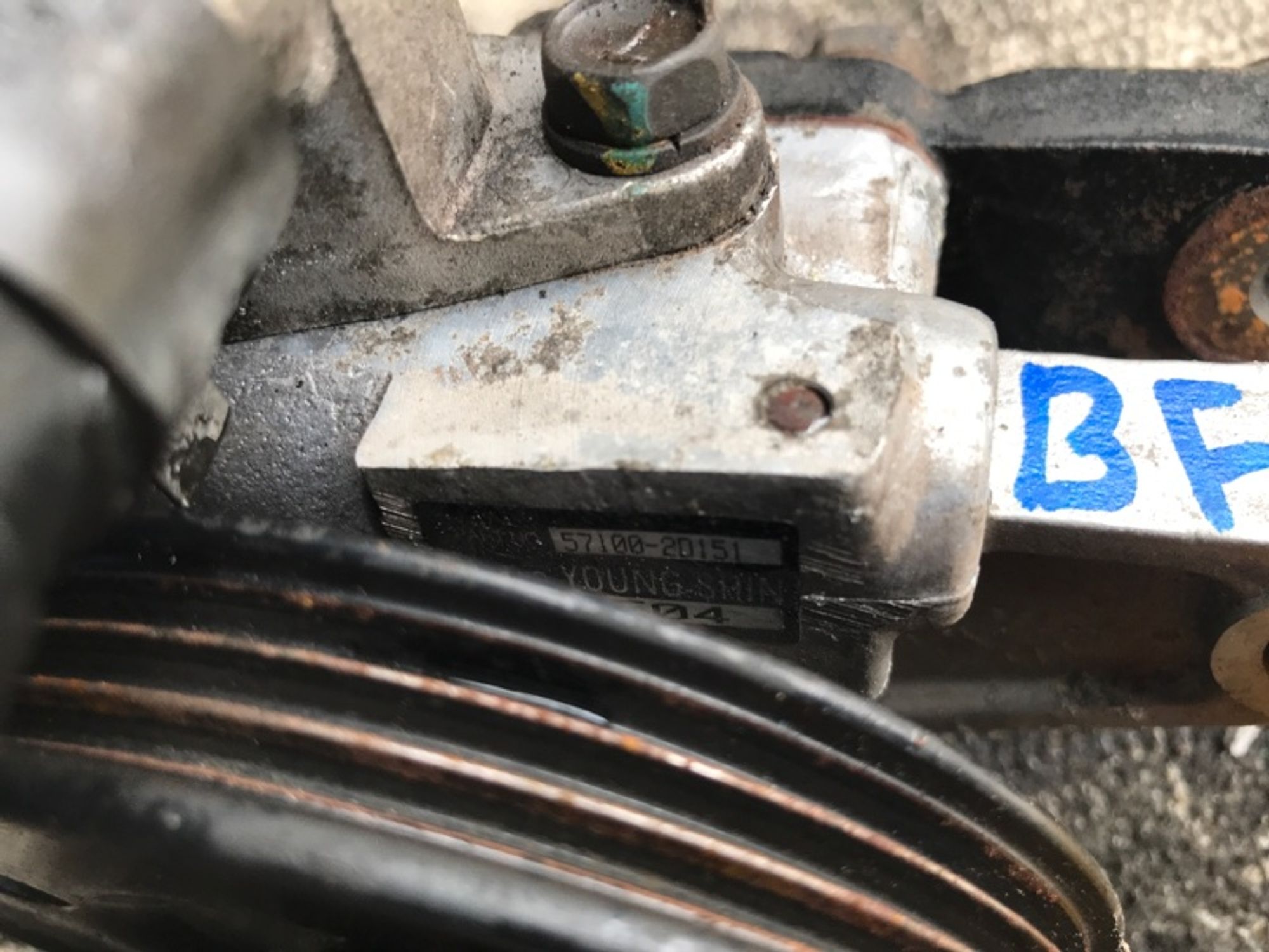 Насос гидроусилителя руля Hyundai Coupe G4GC, 3200 рублей, Ростов-на-Дону