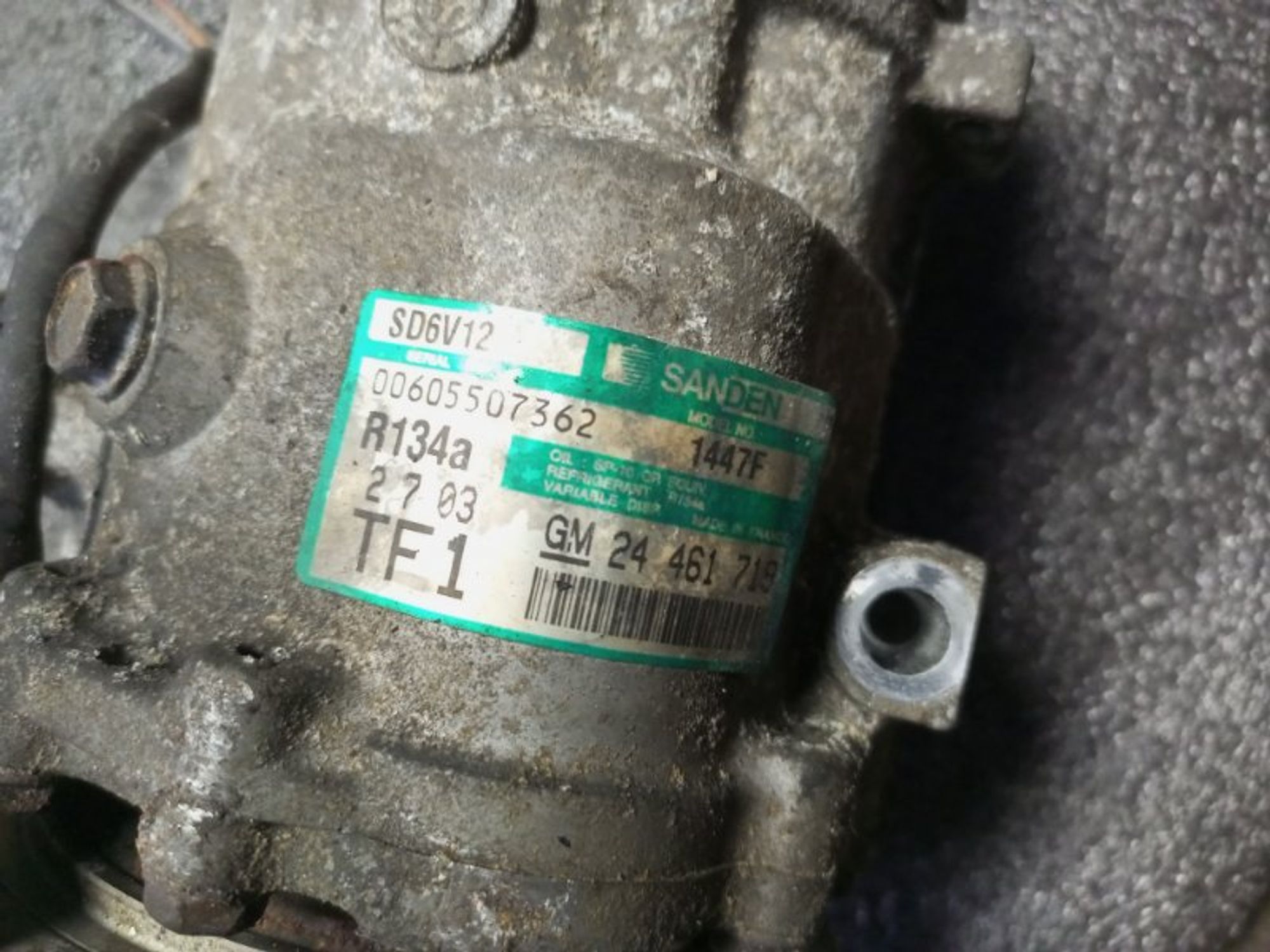 Компрессор кондиционера Opel Astra Z12XE, 5000 рублей, Ростов-на-Дону