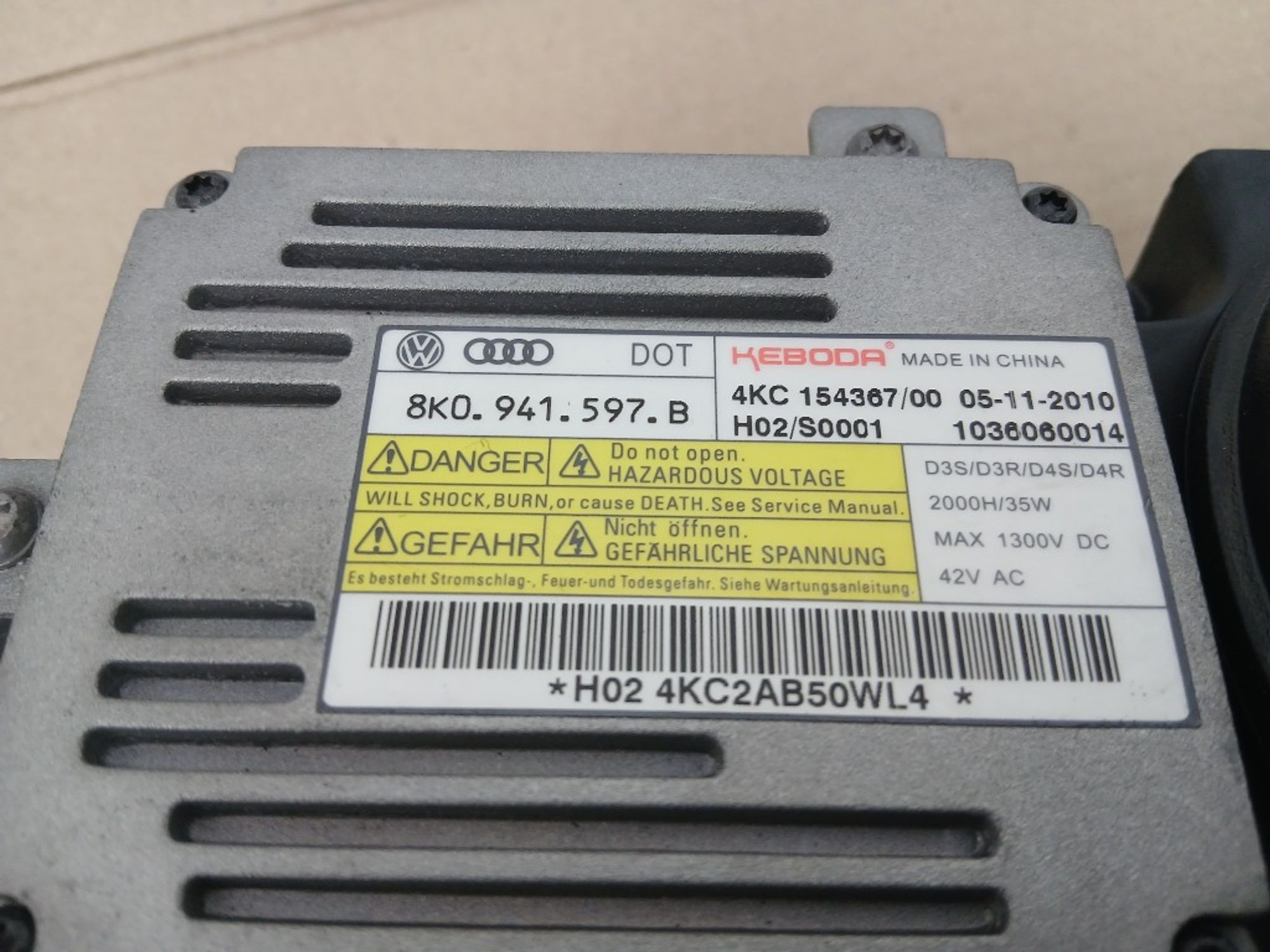 Фара ксеноновая передняя левая Audi Q7 4LB, 20000 рублей, Ростов-на-Дону