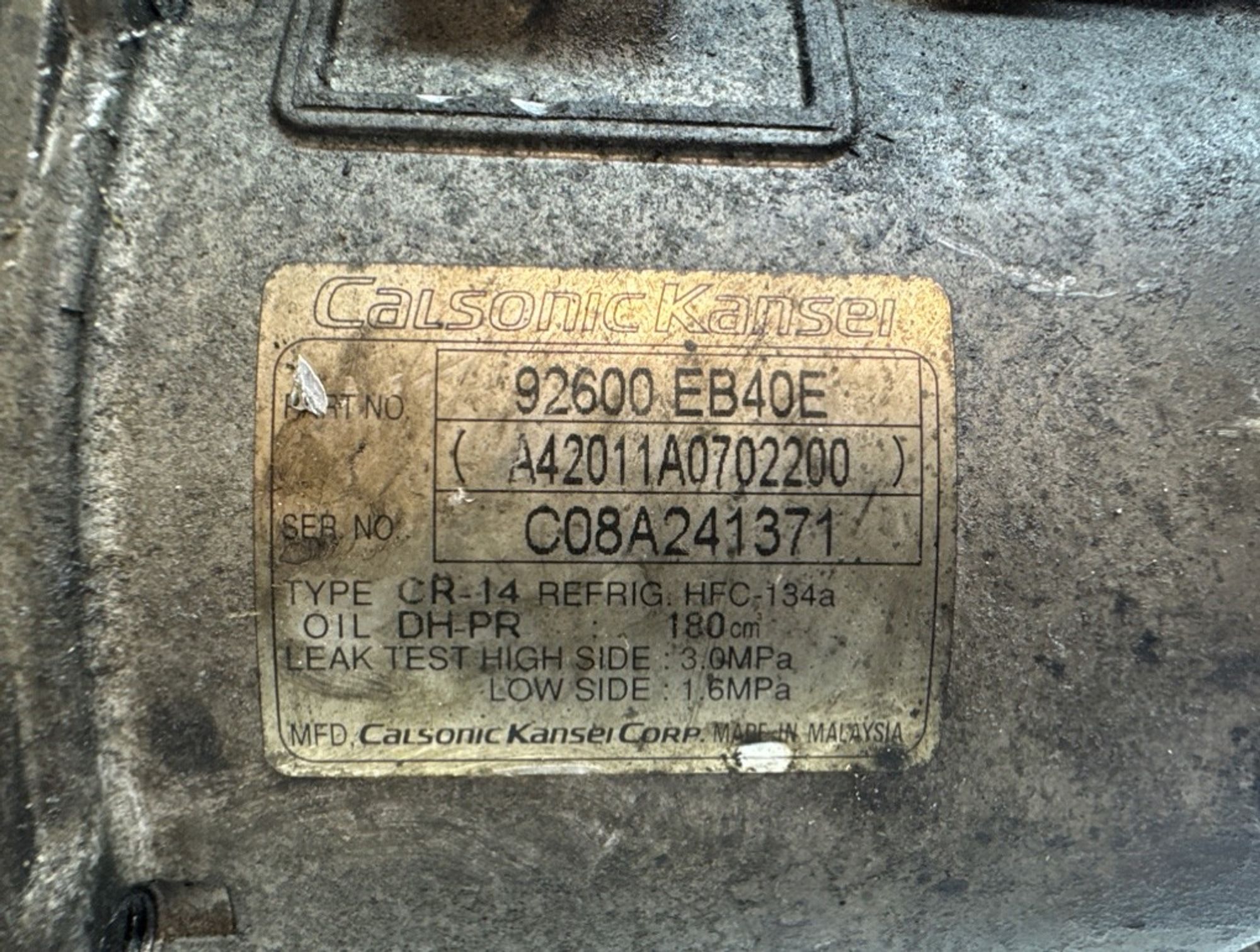 Компрессор кондиционера Nissan Pathfinder YD25DDTI, 8000 рублей, Ростов-на-Дону