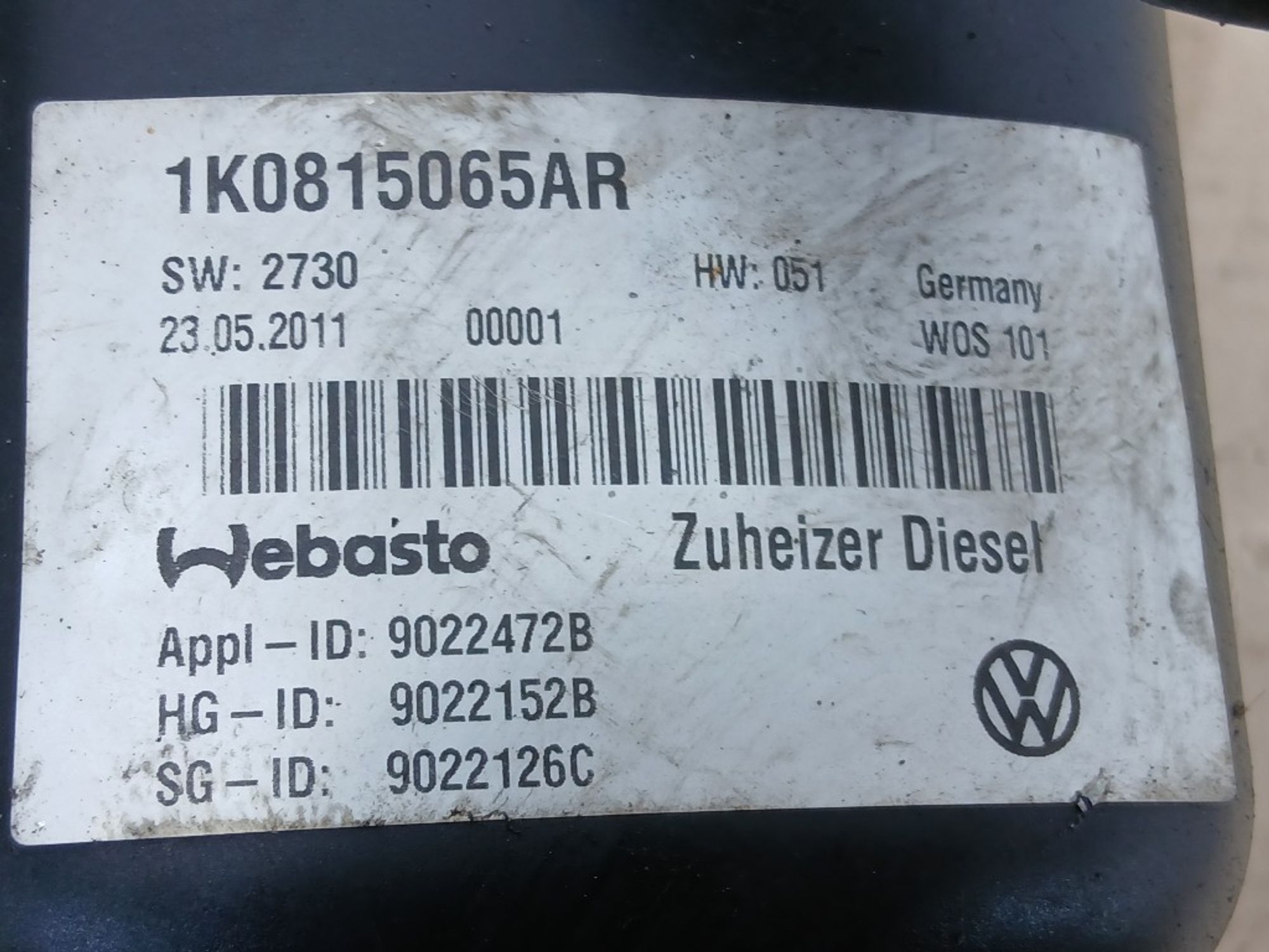 Автономный отопитель Volkswagen Touran, 16000 рублей, Ростов-на-Дону