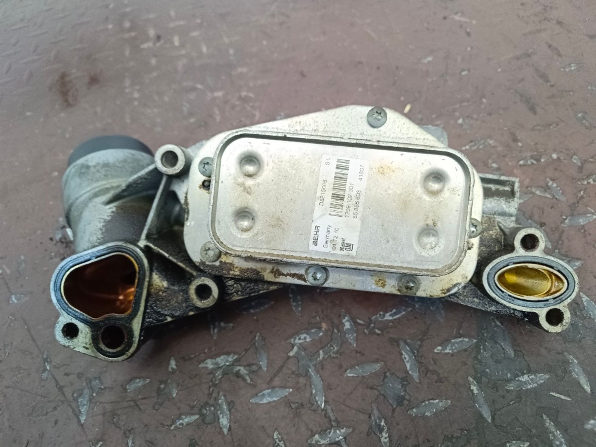 Теплообменник масляного фильтра Opel Astra A16XER, 4000 рублей, Ростов-на-Дону