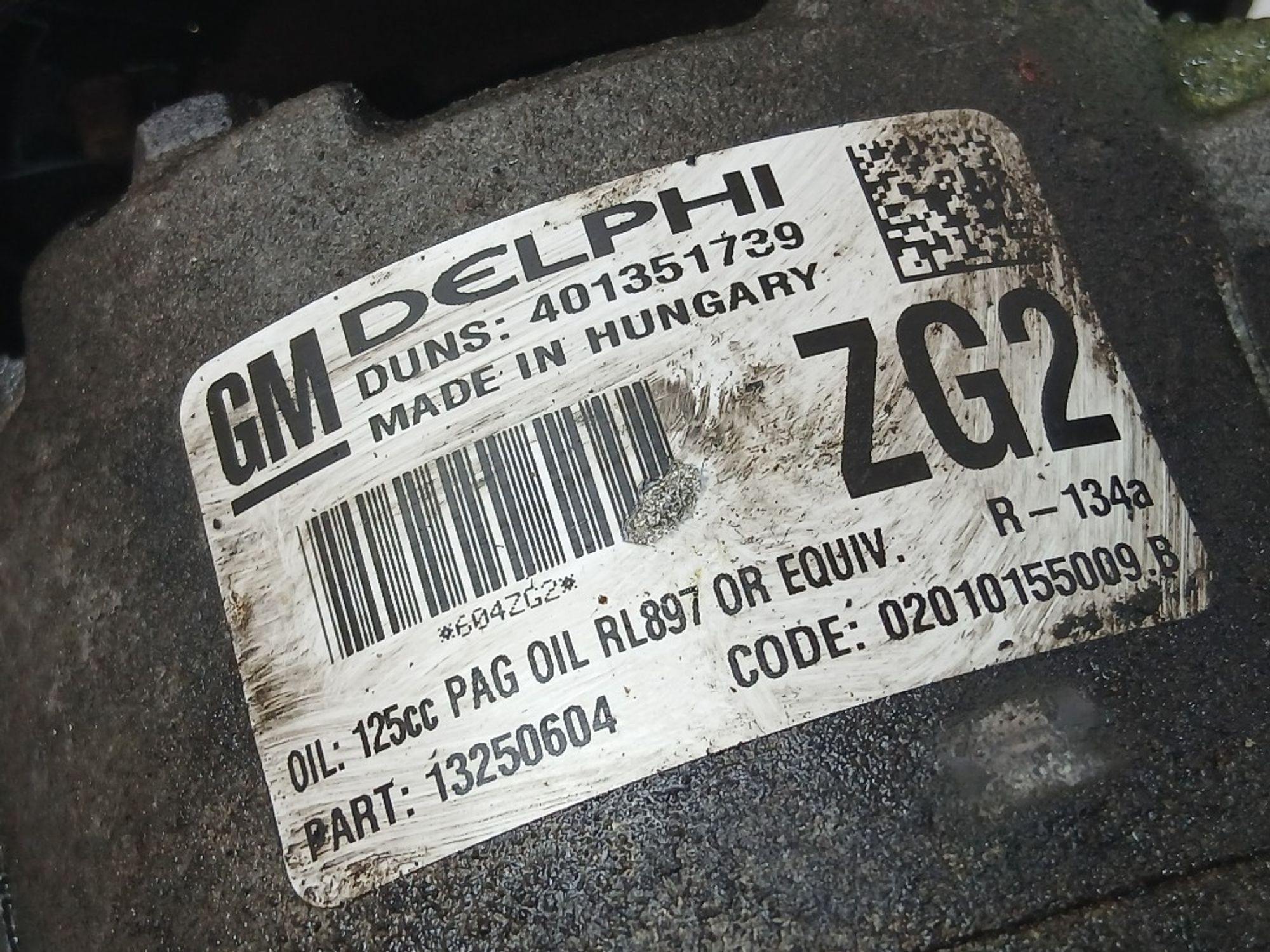 Компрессор кондиционера Opel Astra A16XER, 6000 рублей, Ростов-на-Дону