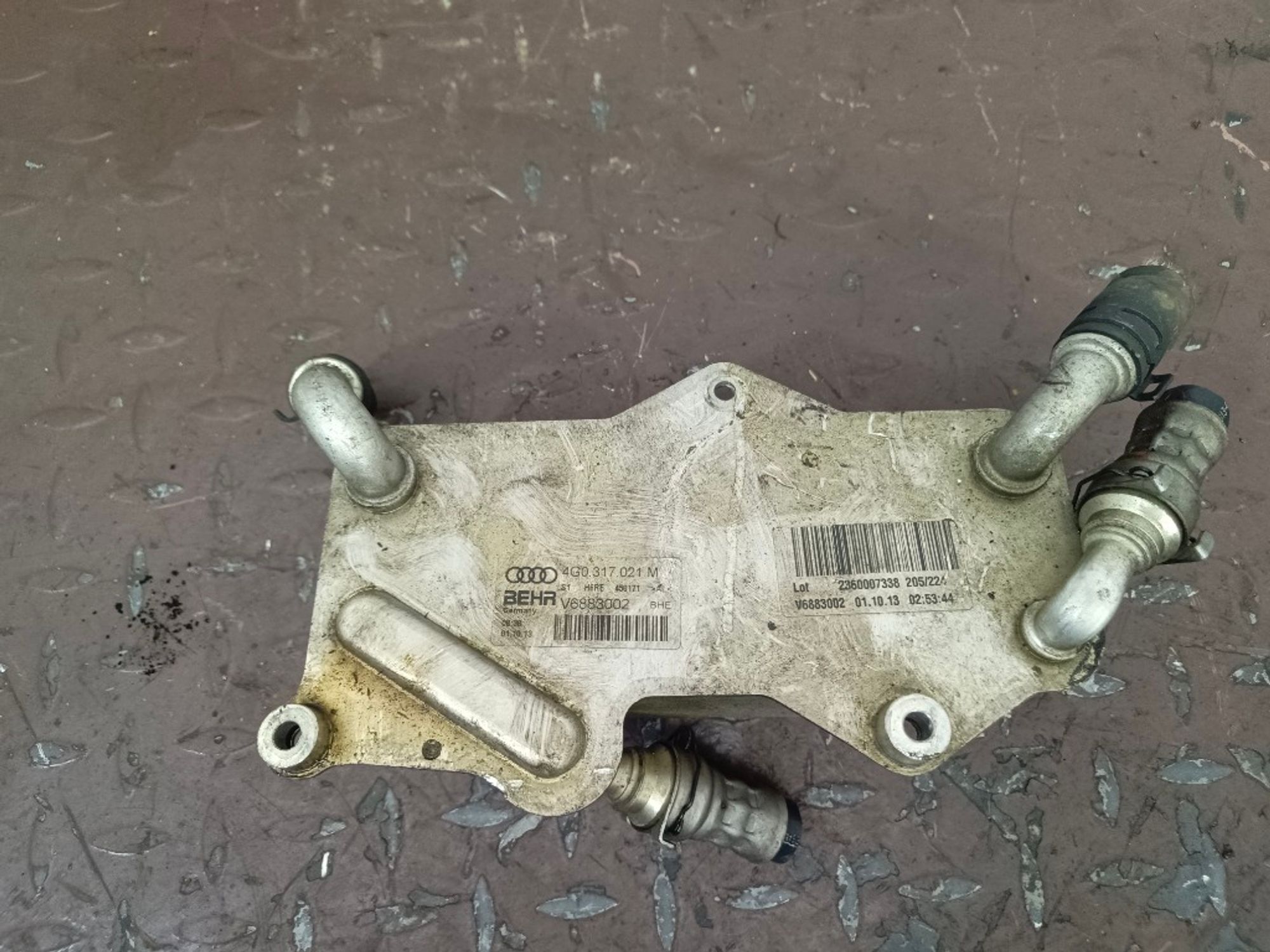 Теплообменник масляного фильтра Audi A4 CDN, 3000 рублей, Ростов-на-Дону