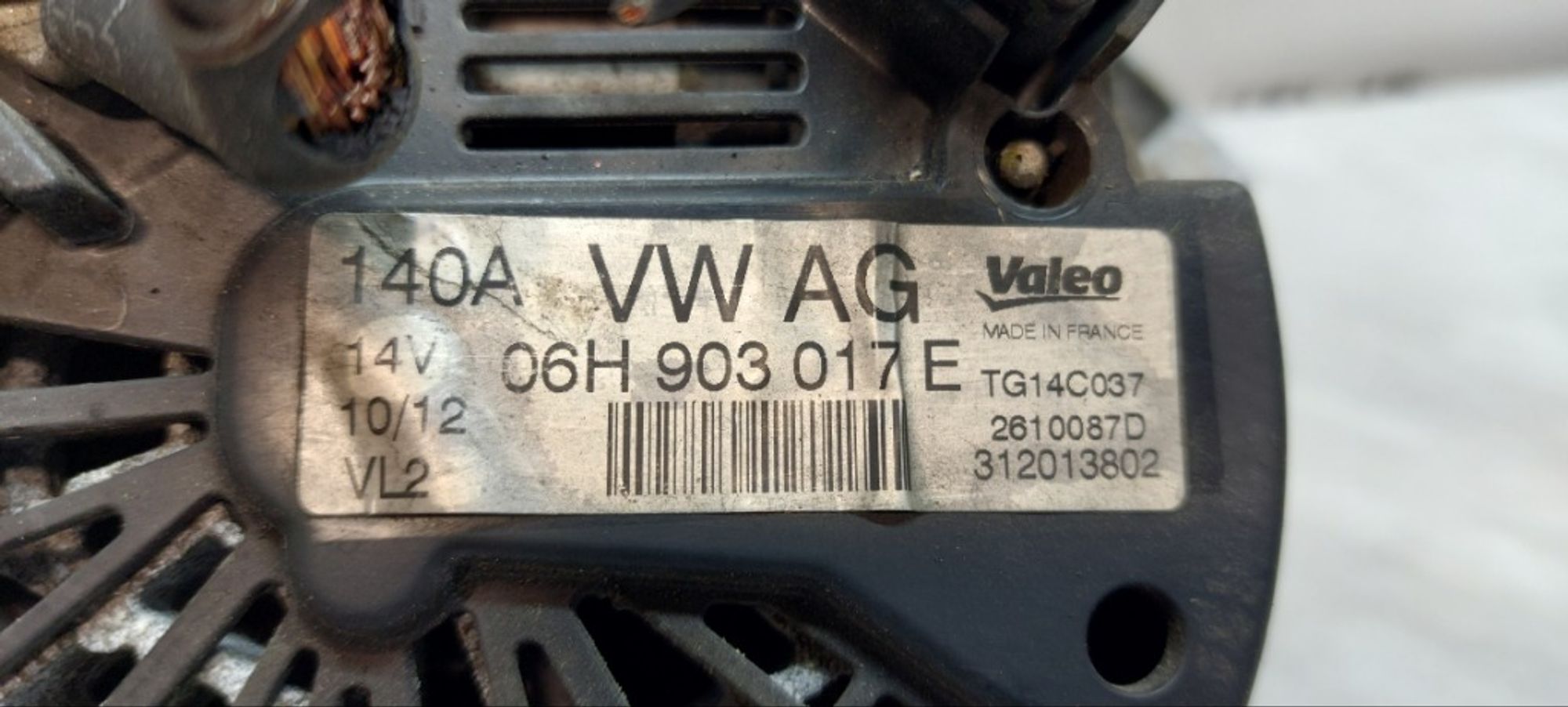 Генератор Volkswagen Passat B7 CDA CDAB CDAA, 5000 рублей, Ростов-на-Дону