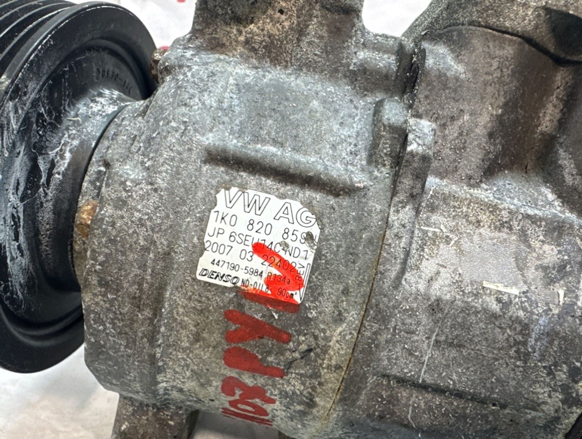 Компрессор кондиционера Volkswagen Golf BUD, 4000 рублей, Ростов-на-Дону