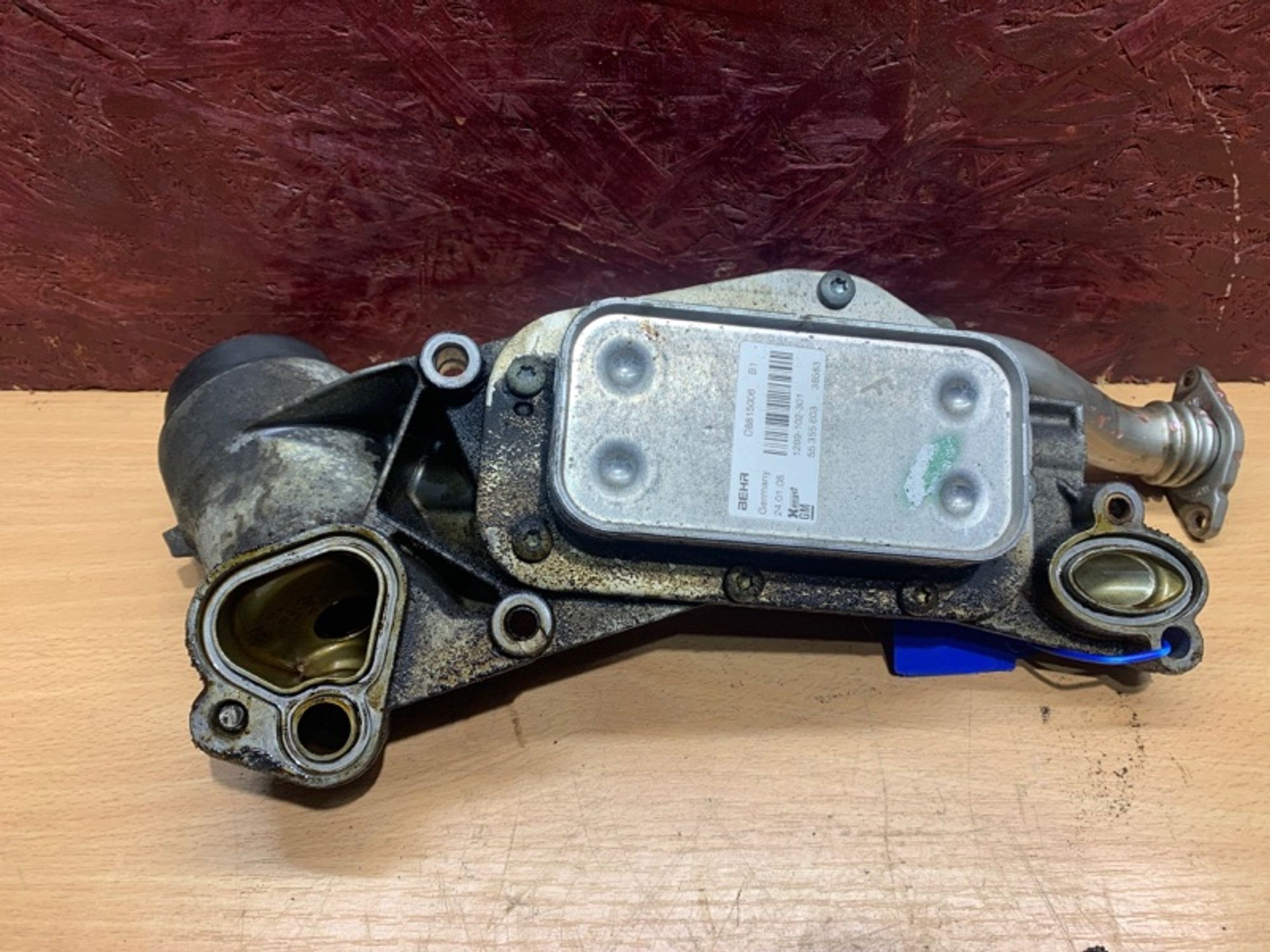 Теплообменник масляного фильтра Opel Zafira Z18XER, 4000 рублей, Ростов-на-Дону