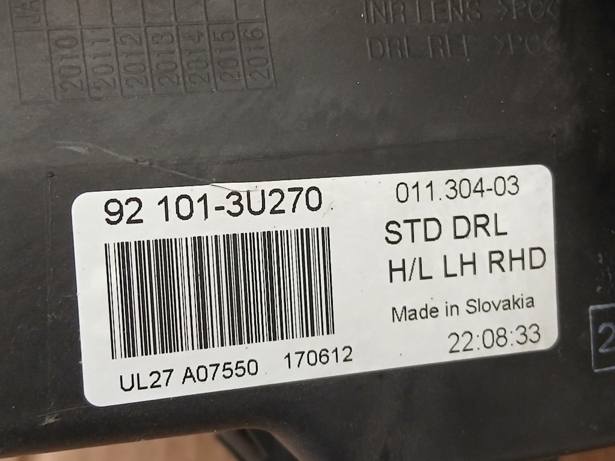 Фара галогеновая передняя левая KIA Sportage 3, 18000 рублей, Ростов-на-Дону