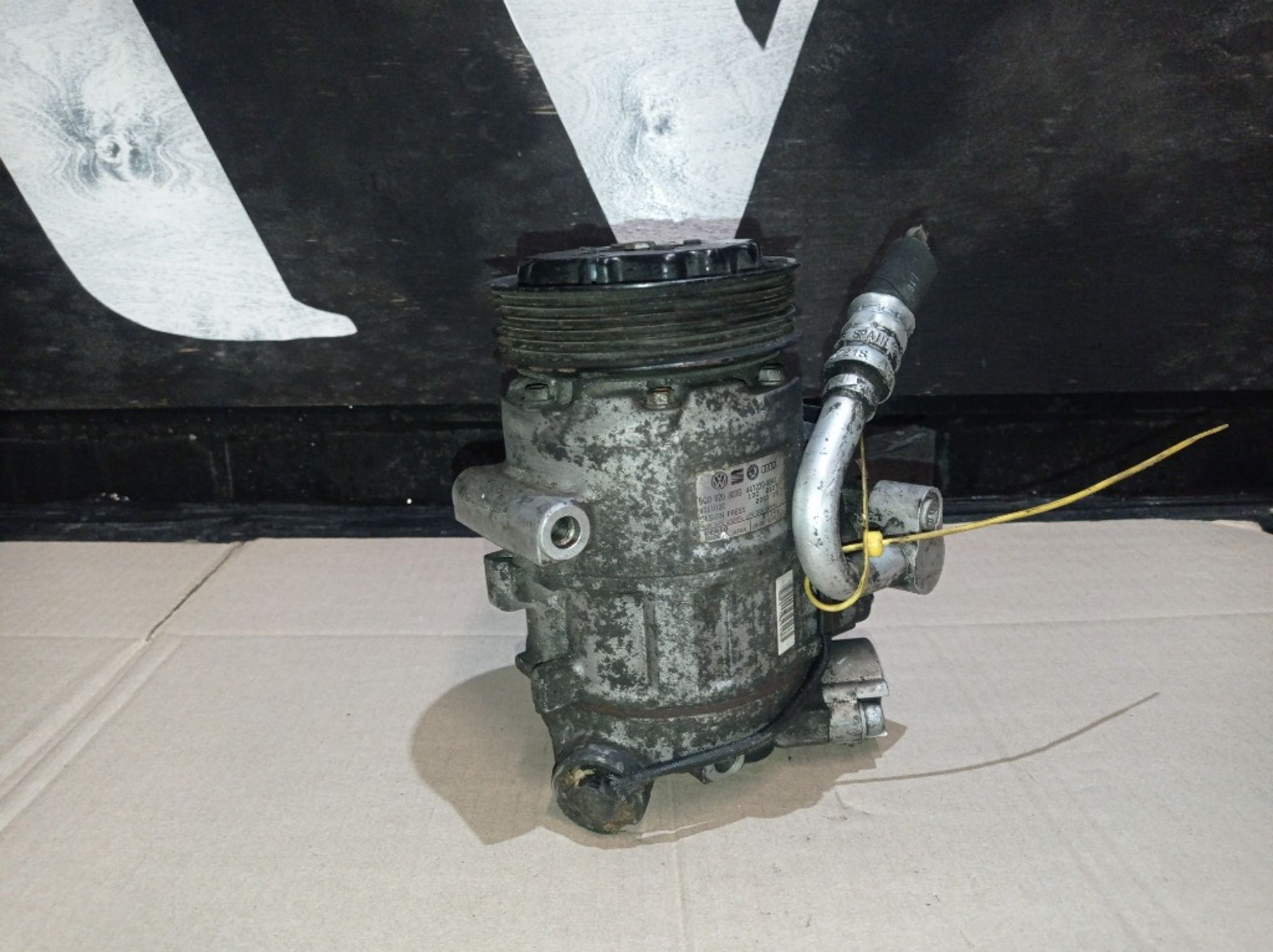 Компрессор кондиционера Volkswagen Polo 4 AZQ 2003, 3500 рублей, Ростов-на-Дону