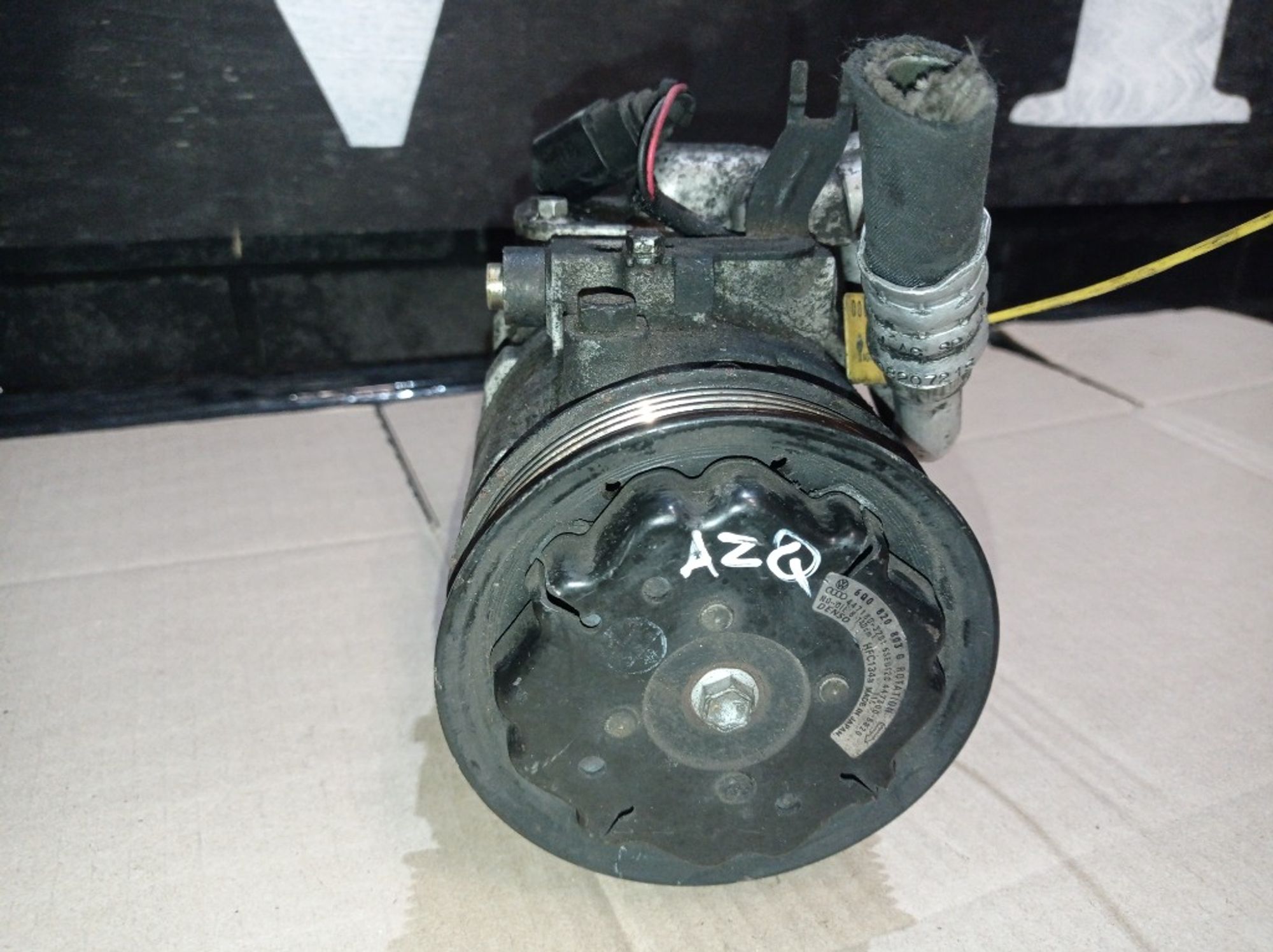 Компрессор кондиционера Volkswagen Polo 4 AZQ 2003, 3500 рублей, Ростов-на-Дону