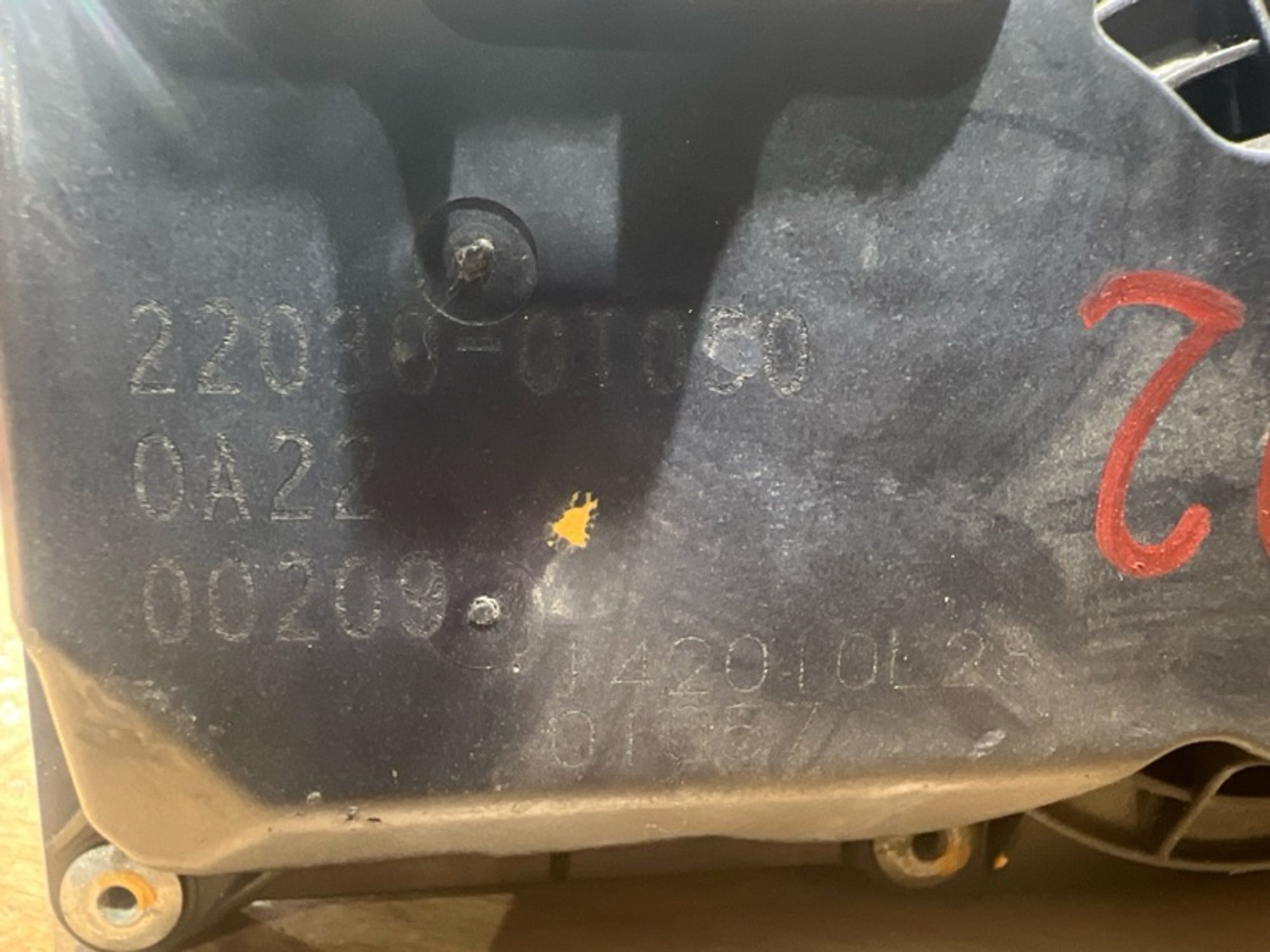 Дроссельная заслонка Toyota Avensis T270 2ZR-FAE, 3000 рублей, Ростов-на-Дону